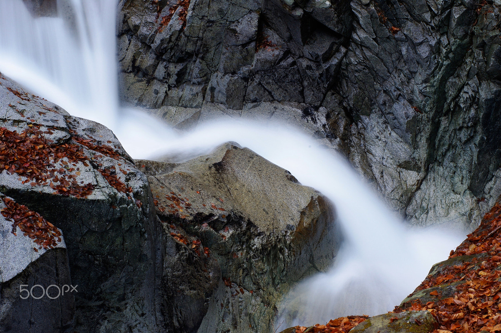 Pentax K-m (K2000) sample photo. Waterfall photography