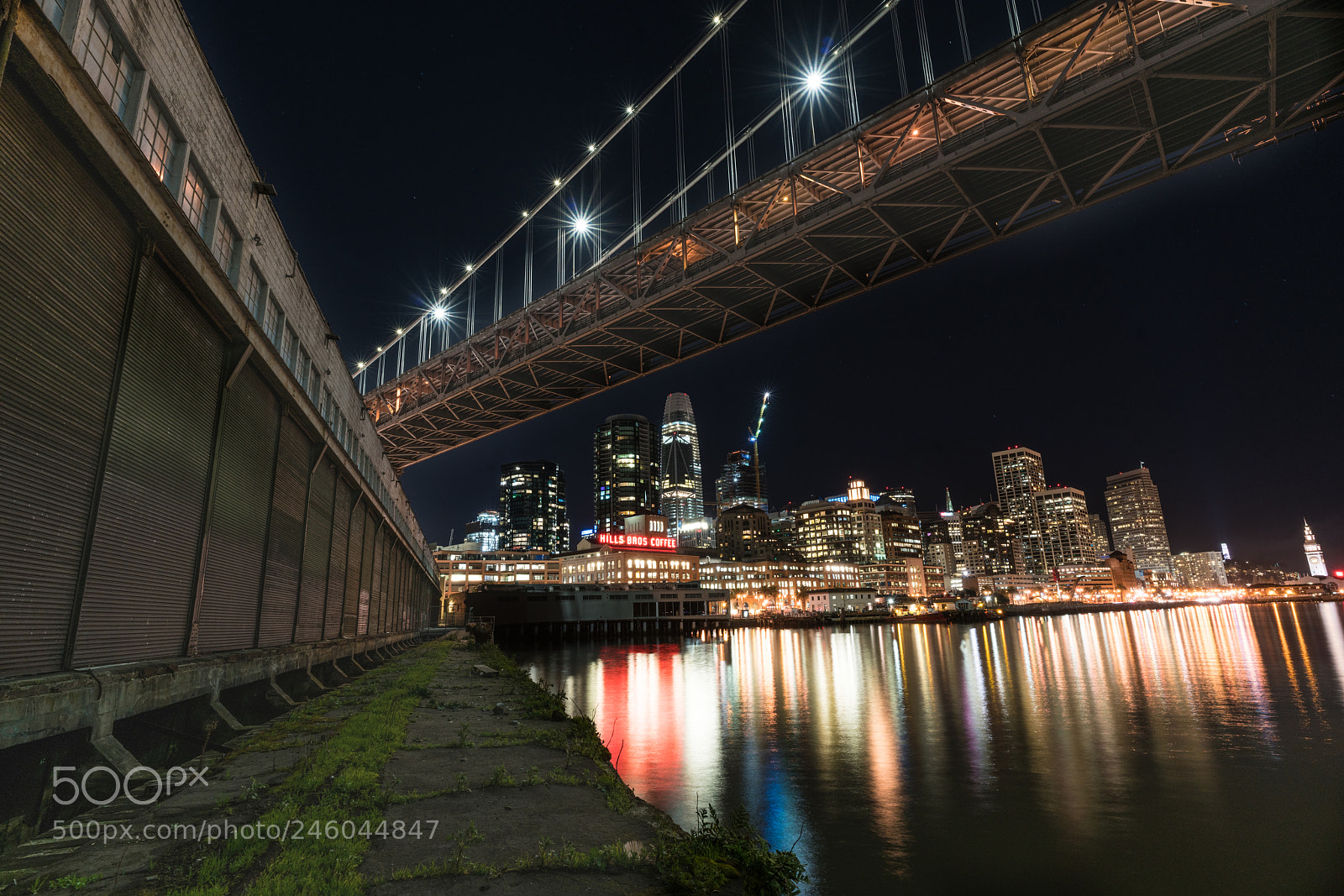 Sony a7R II sample photo. Under the bay bridge photography