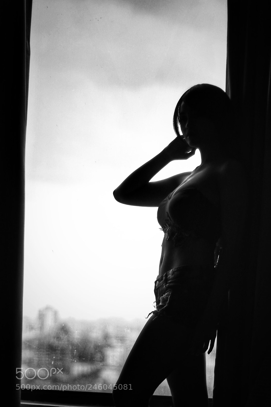 Canon EOS M5 sample photo. Model silhauette photography