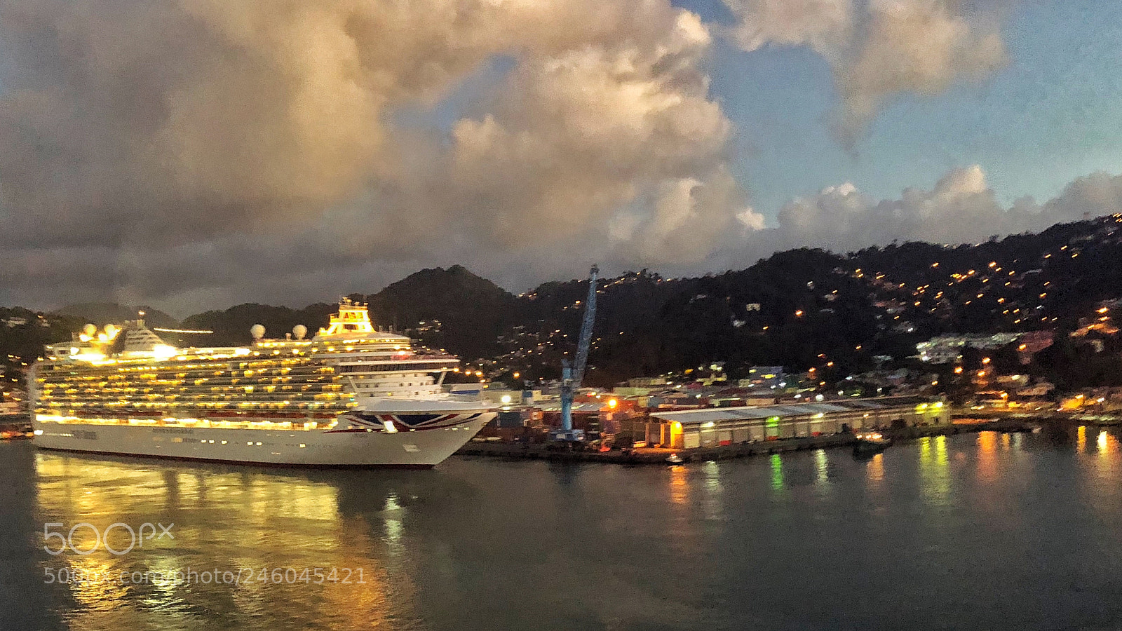 Apple iPhone X sample photo. St. lucia port, cruise photography