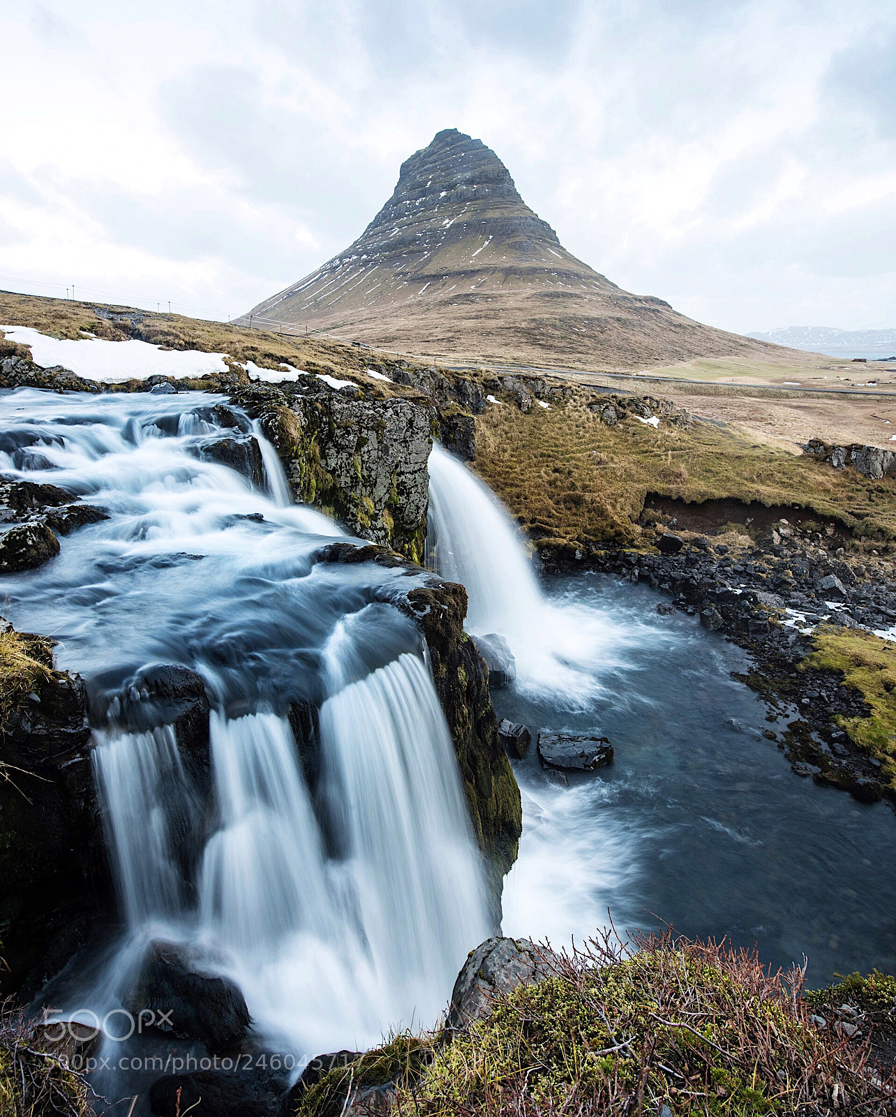 Nikon D810 sample photo. Kirkjufellsfoss. iceland. over the photography