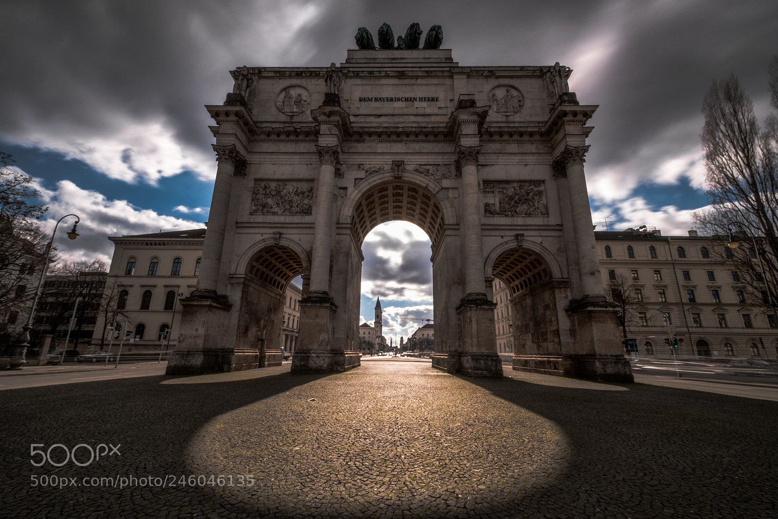 Fujifilm X-T2 sample photo. Munich triumpfal arch photography
