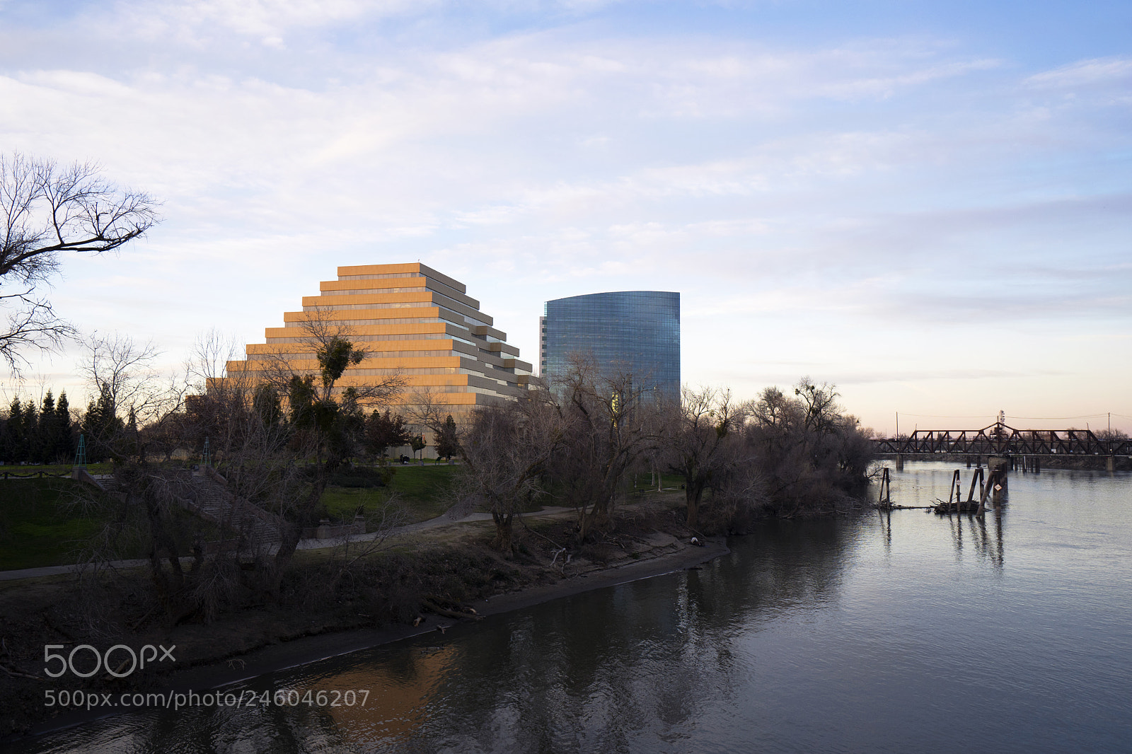 Sony a7 II sample photo. Sony 3666 river towers photography