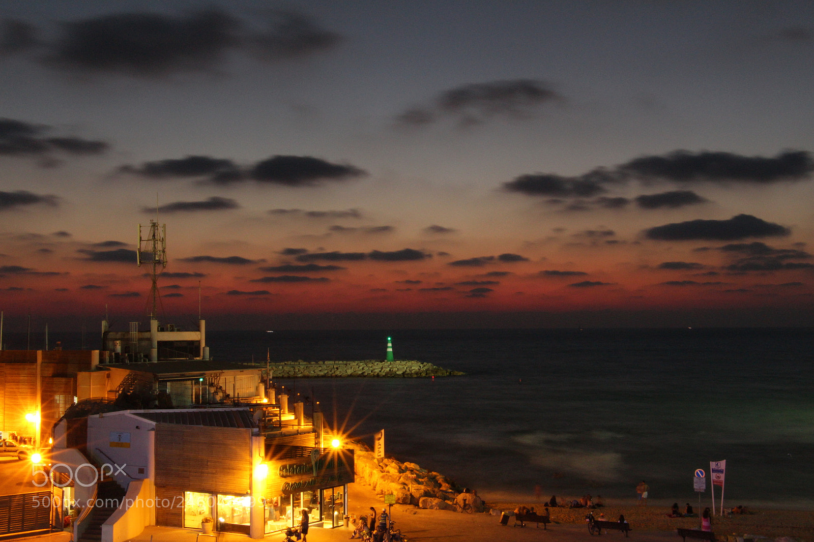 Canon EOS 700D (EOS Rebel T5i / EOS Kiss X7i) sample photo. Tel aviv beach sunset photography
