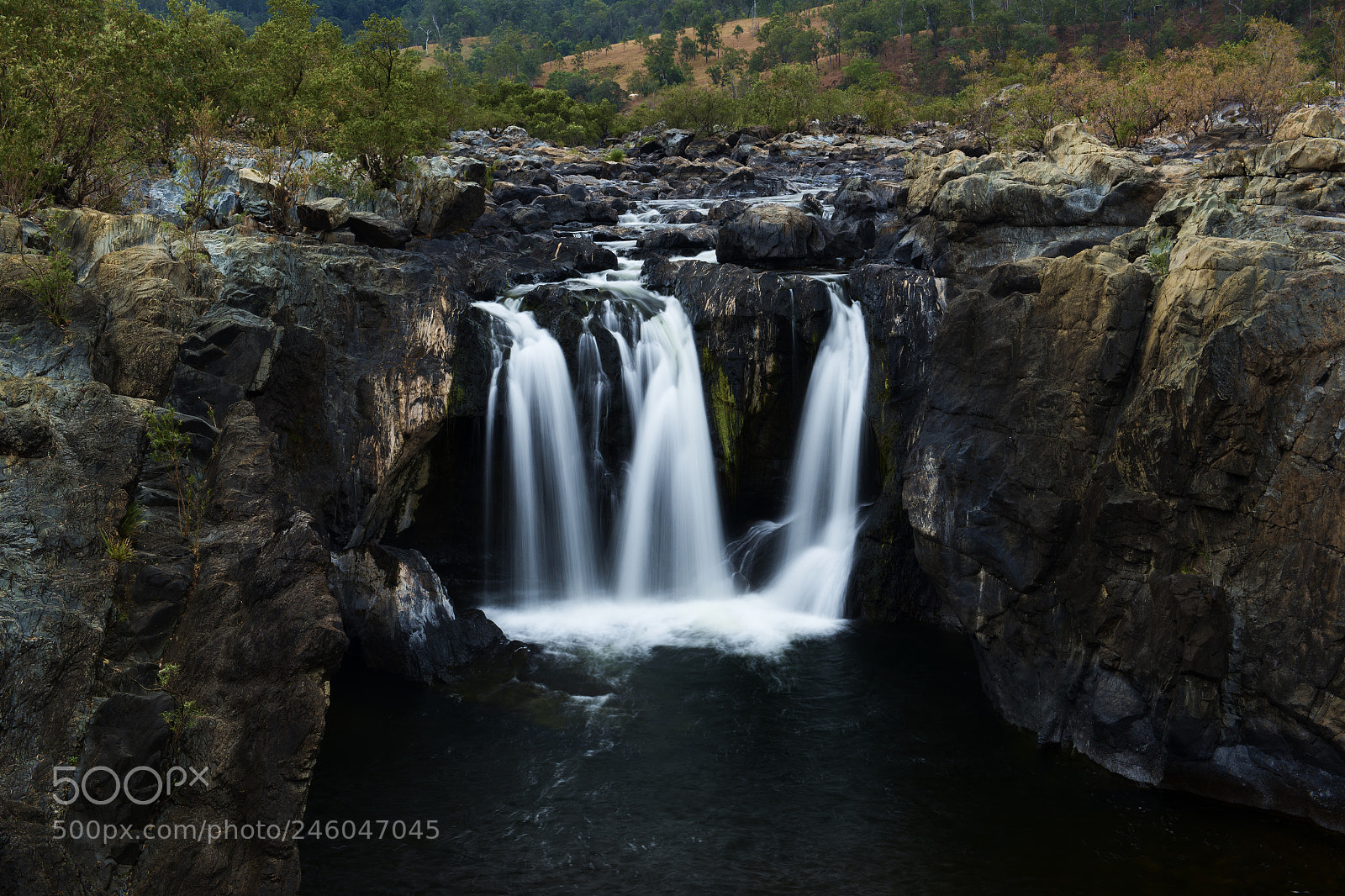 Nikon D800 sample photo. The gorge waterfall and photography