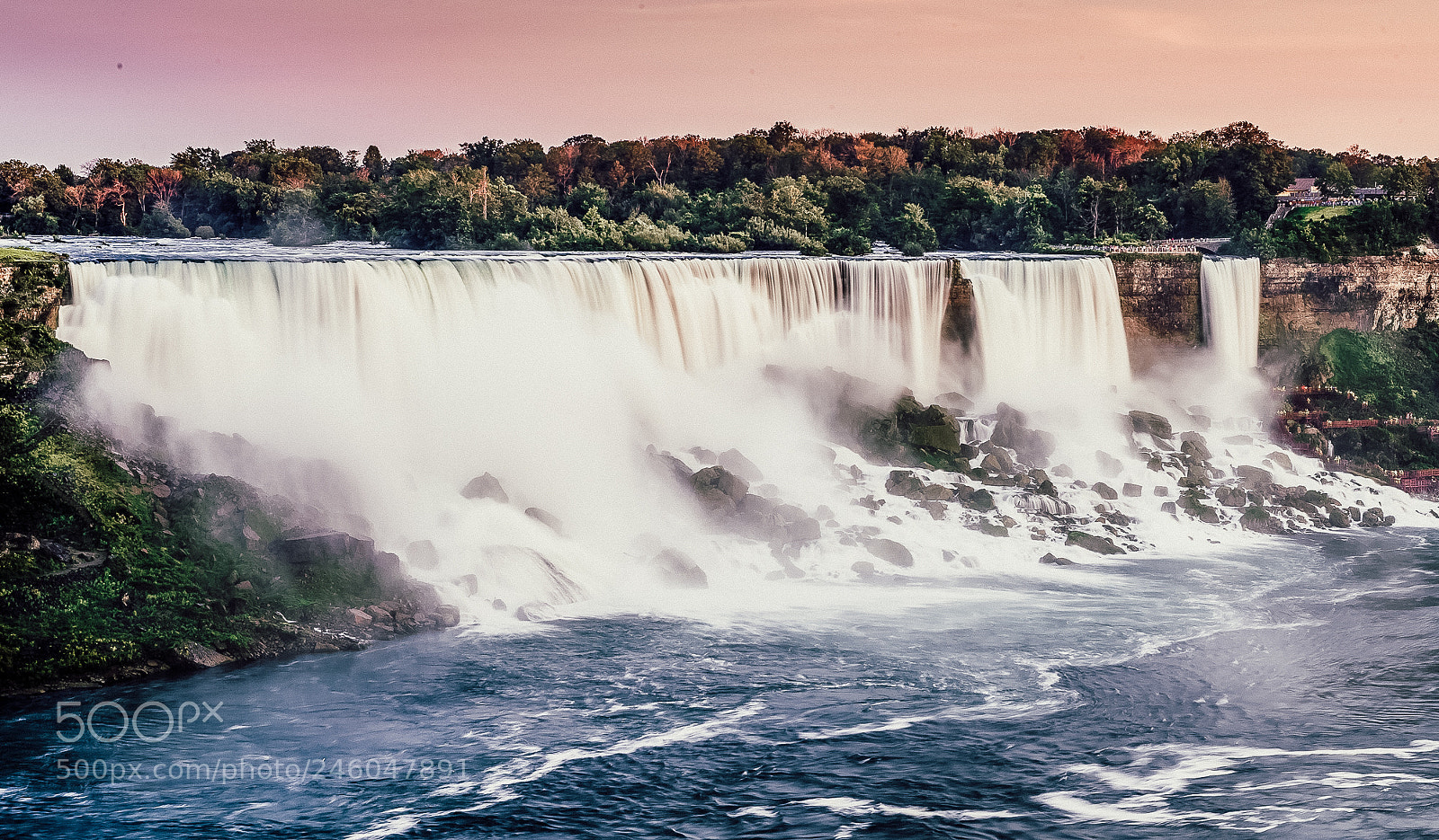 Nikon D4S sample photo. Niagra falls at sunset photography