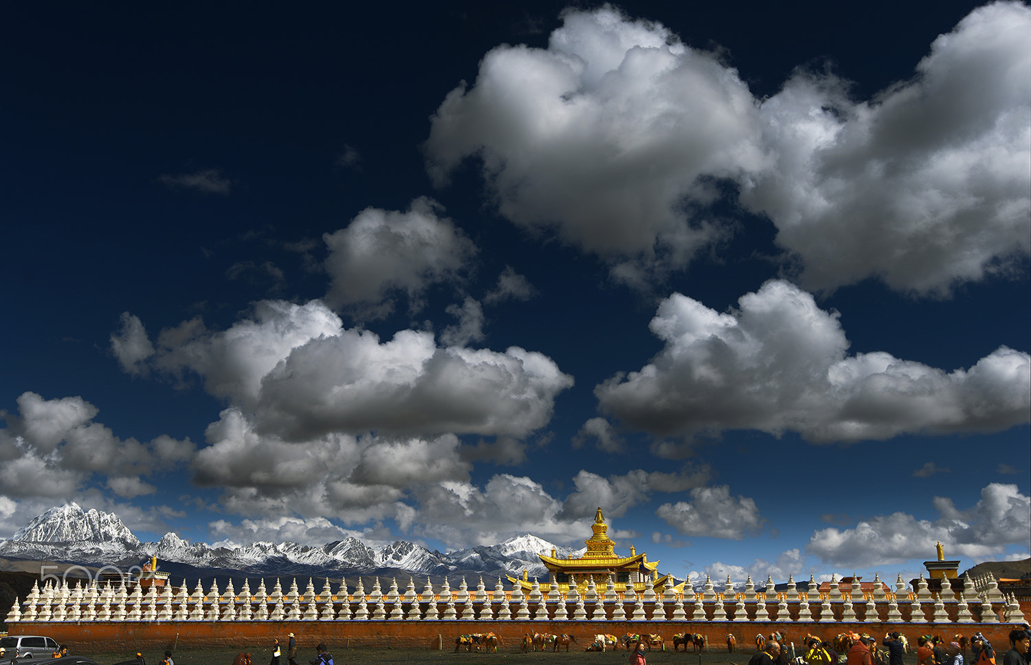 Nikon D610 sample photo. Snow mountain temple photography