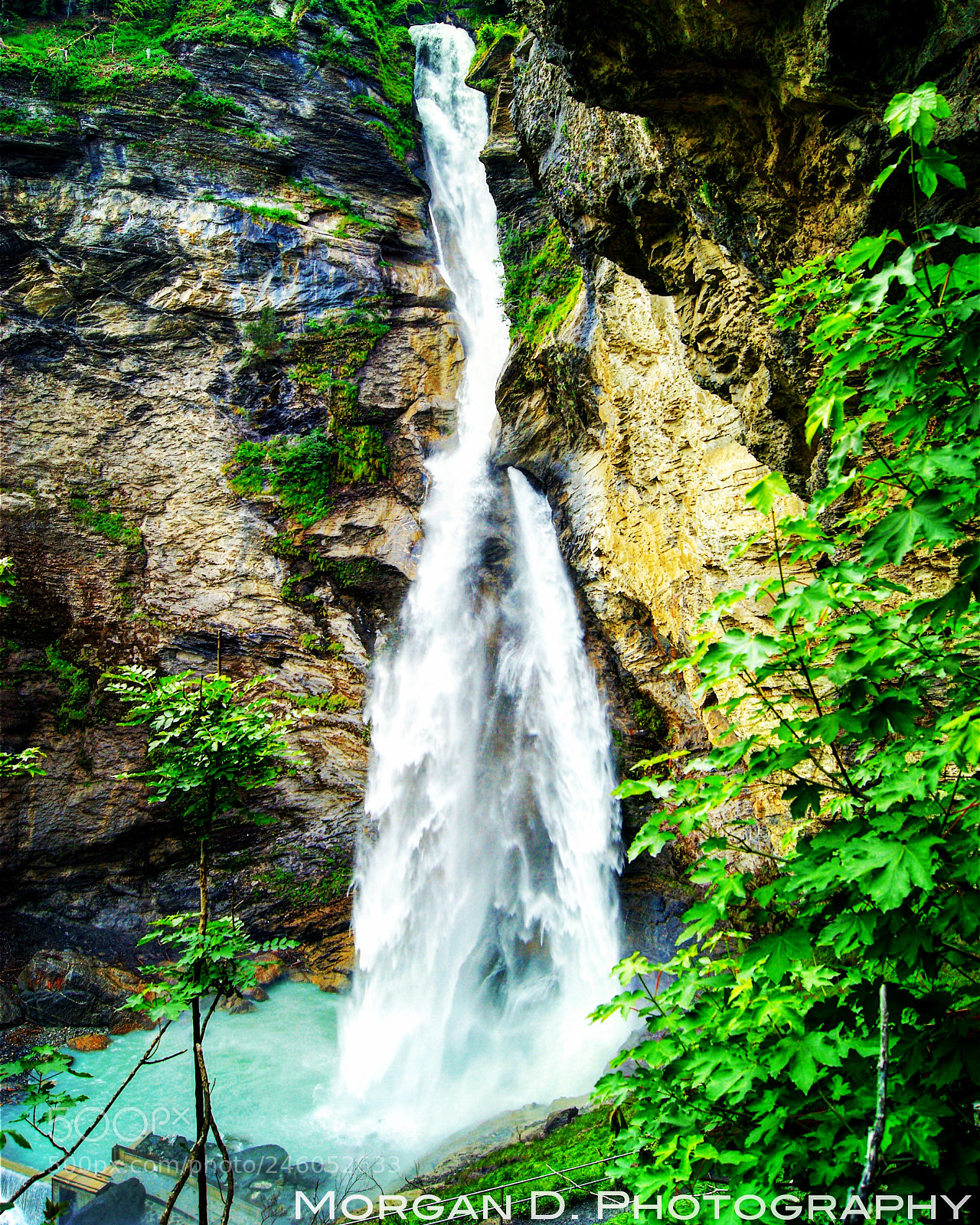 Sony Alpha DSLR-A380 sample photo. Reichenbachfall, be photography
