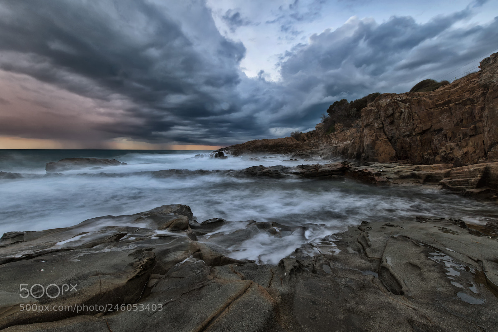 Nikon D500 sample photo. Sunset on the rocks photography