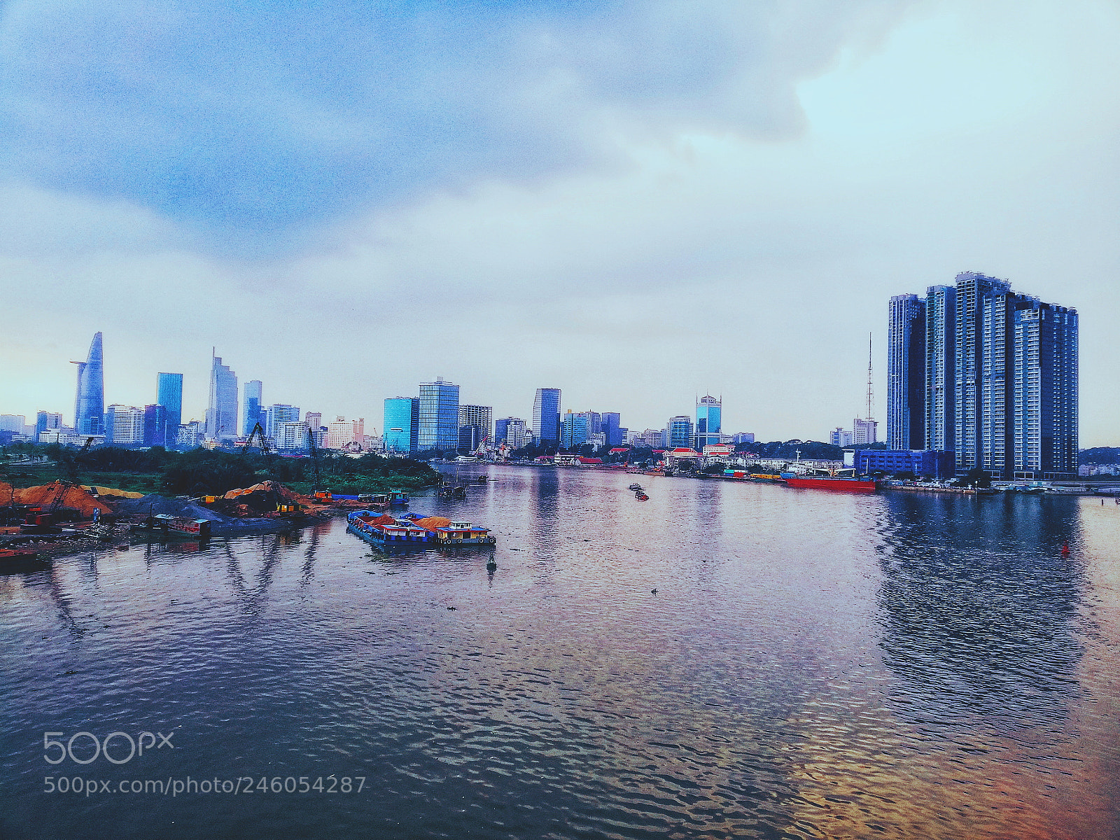 HUAWEI nova 2i sample photo. Blue view photography