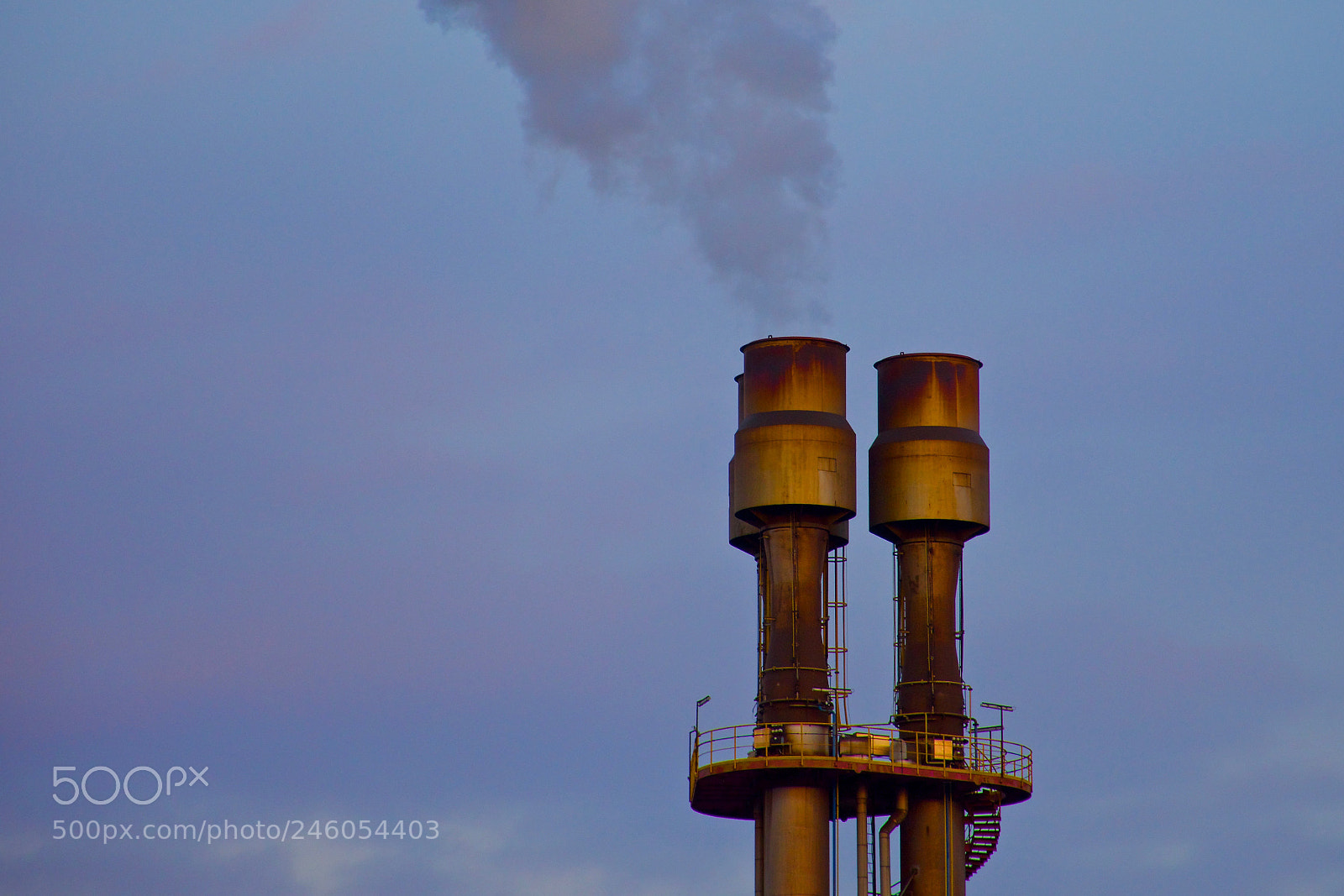 Nikon D7200 sample photo. Steel plant flare photography