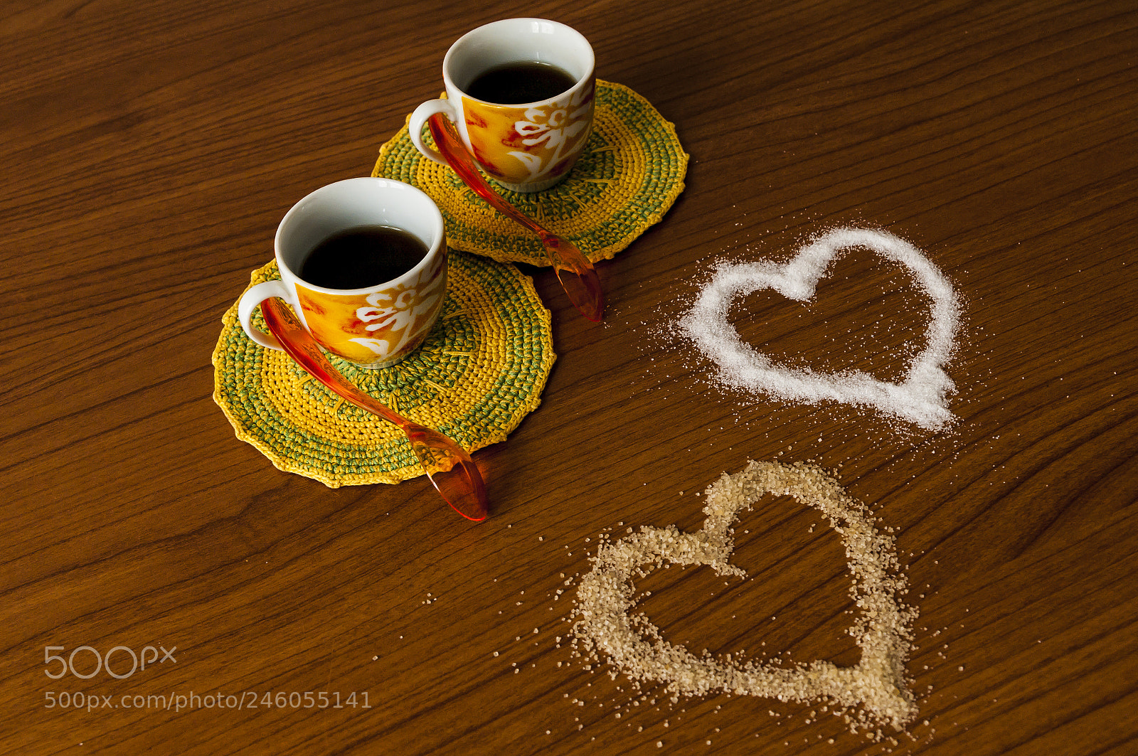 Pentax K-7 sample photo. Coffee in love..... photography