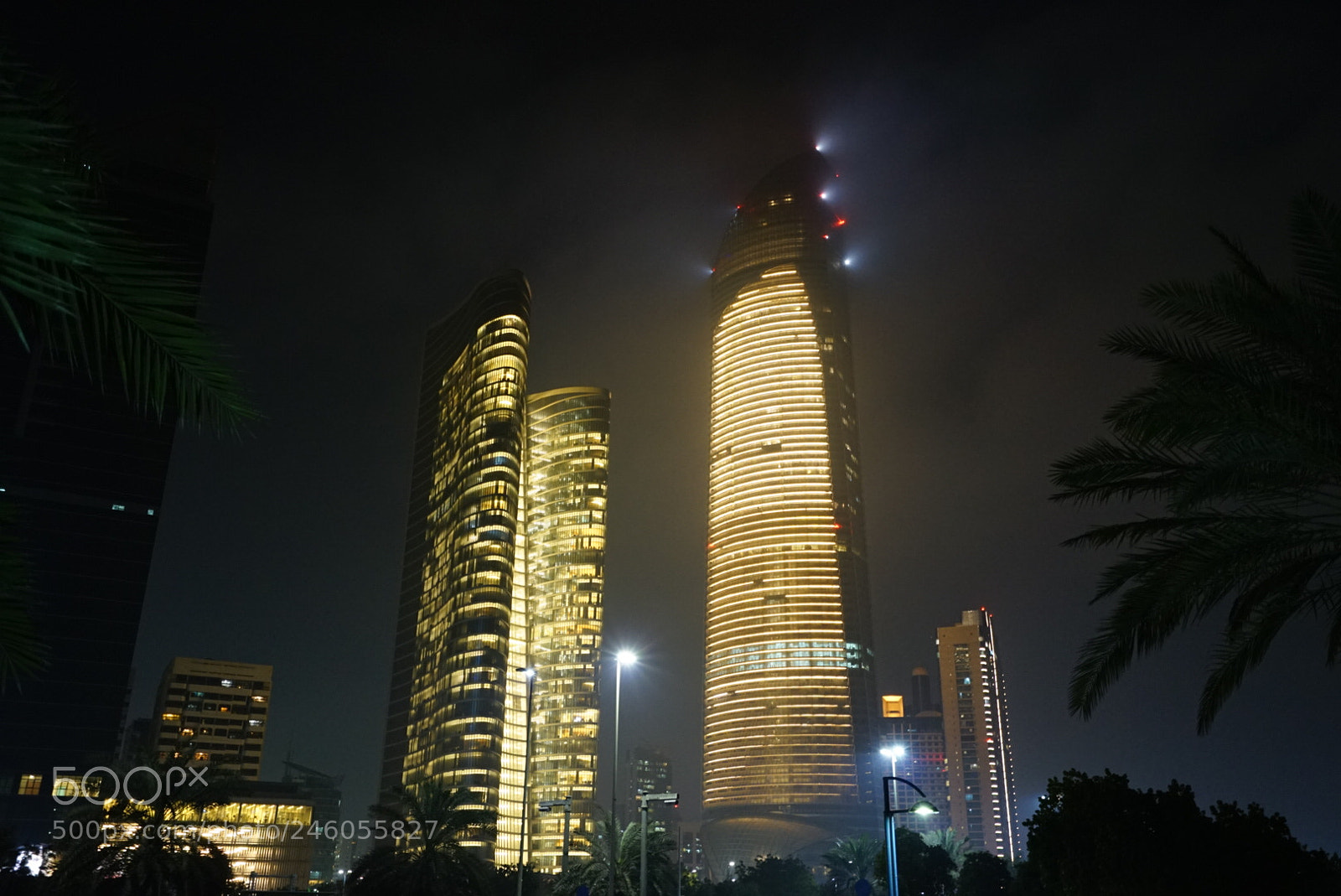 Sony a7 II sample photo. Abu dhabi night photography