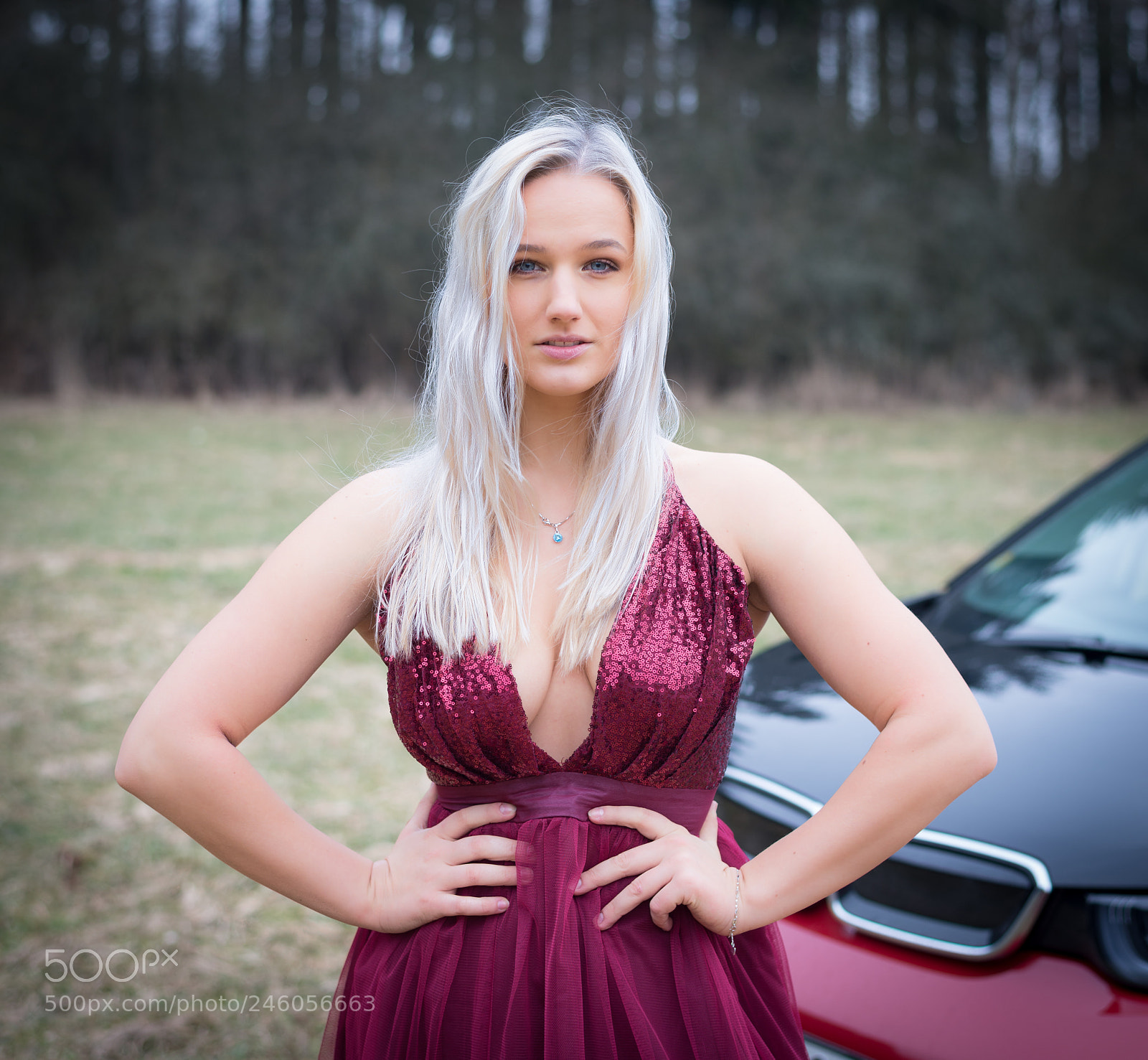 Nikon D610 sample photo. Radka a bmw i3 photography