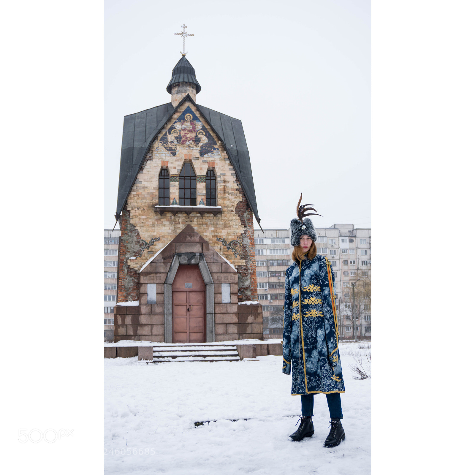 Sony a6300 sample photo. Ukrainian historical fashion photography