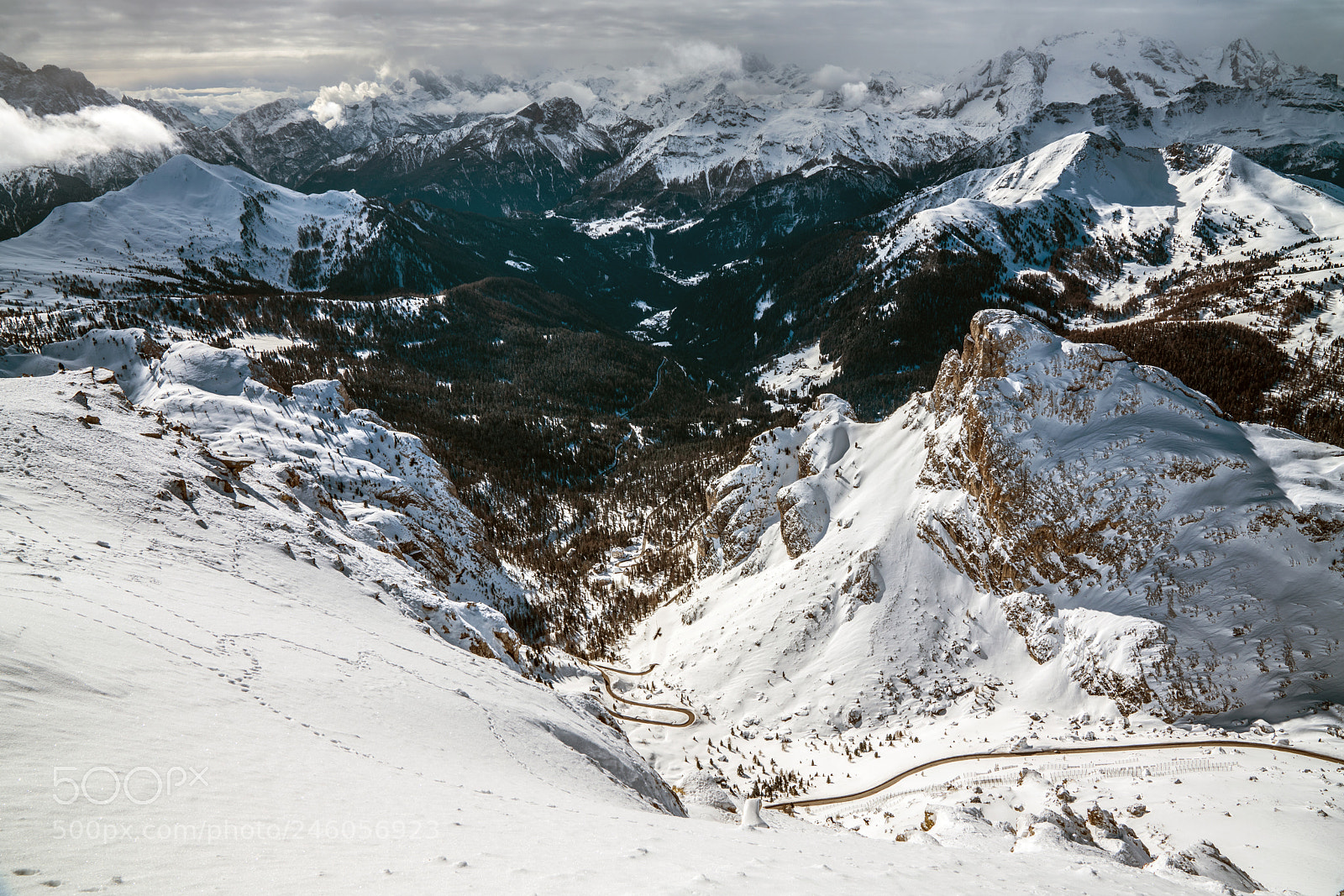 Sony a7R II sample photo. View from lagazuoi photography