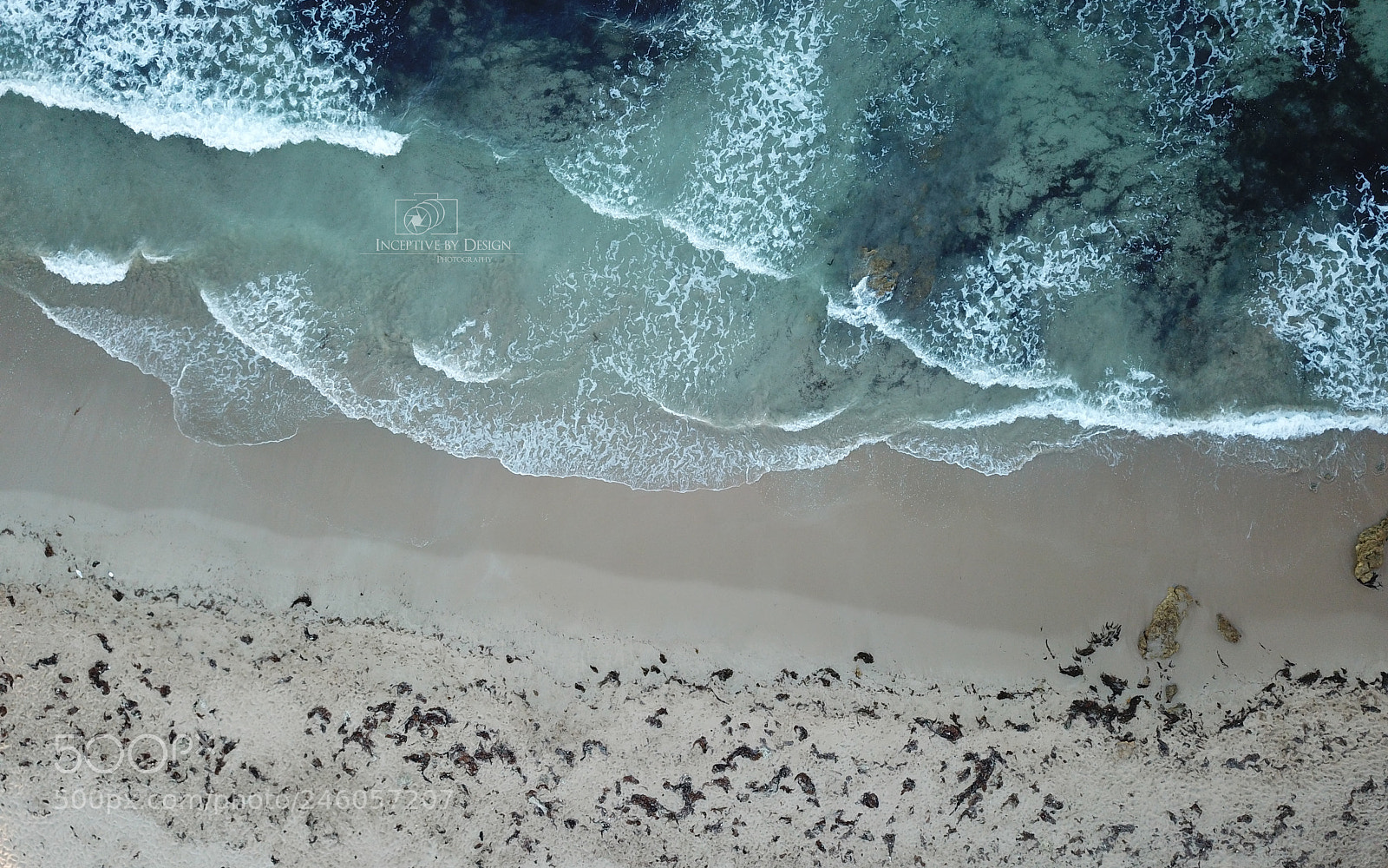 DJI FC220 sample photo. Sand & sea photography