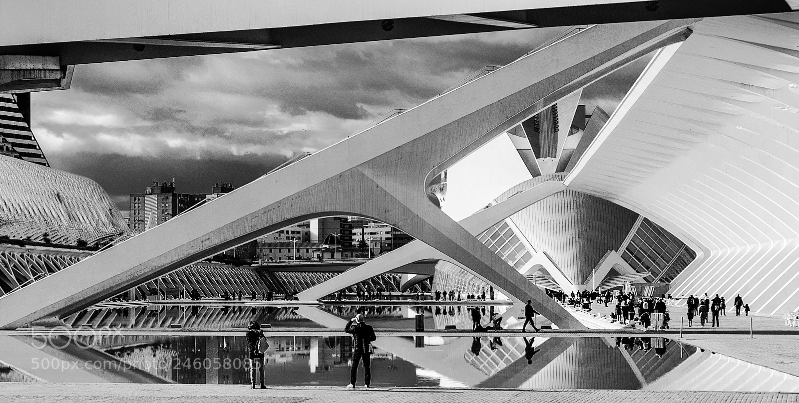 Panasonic Lumix DMC-LX100 sample photo. Reflections in valencia photography