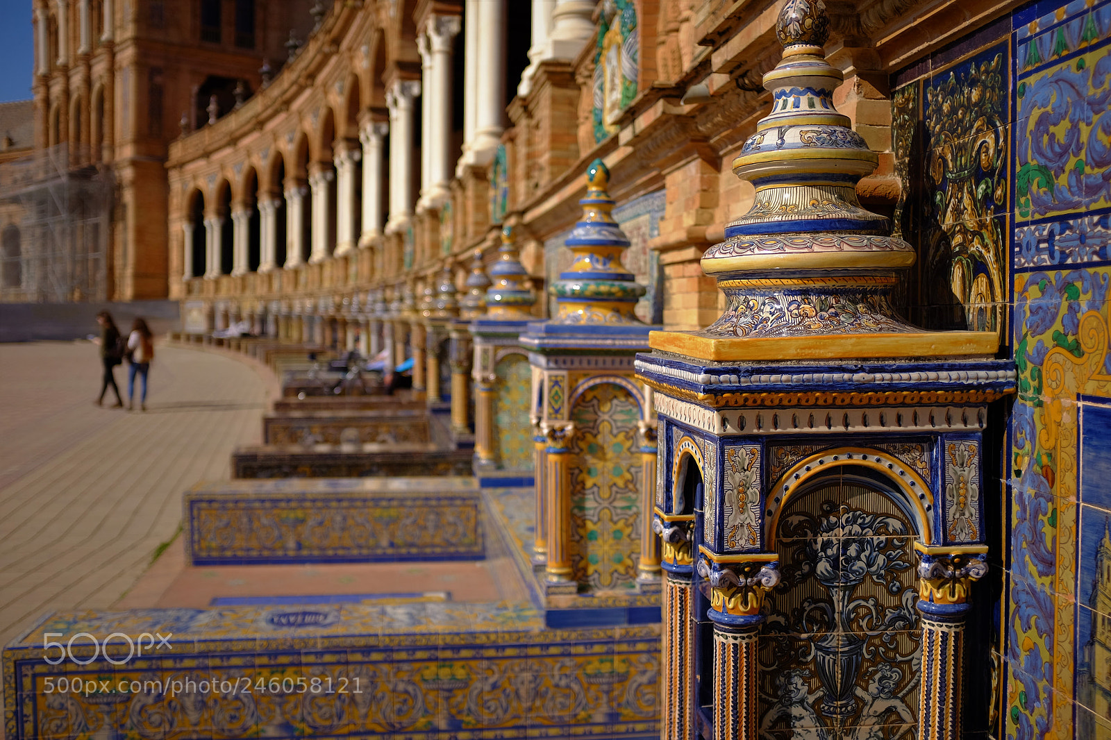 Fujifilm X100T sample photo. Plaza de españa photography
