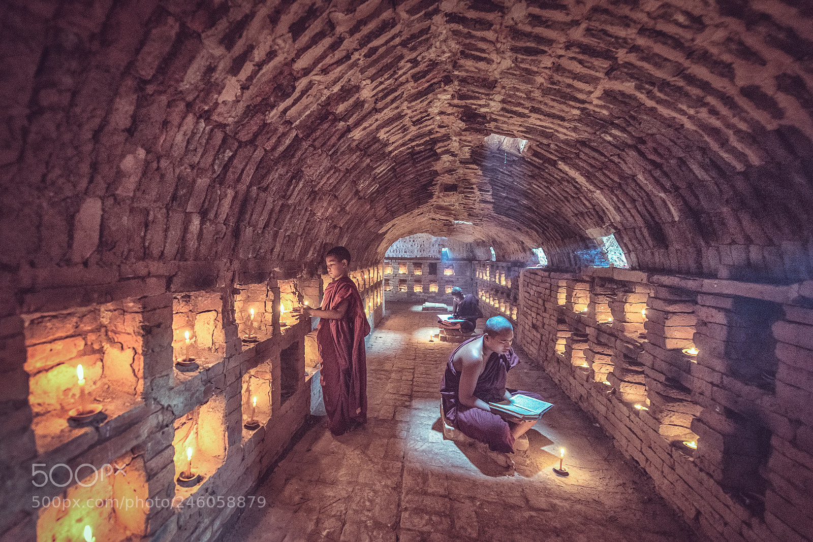 Nikon D810 sample photo. Novice monk photography