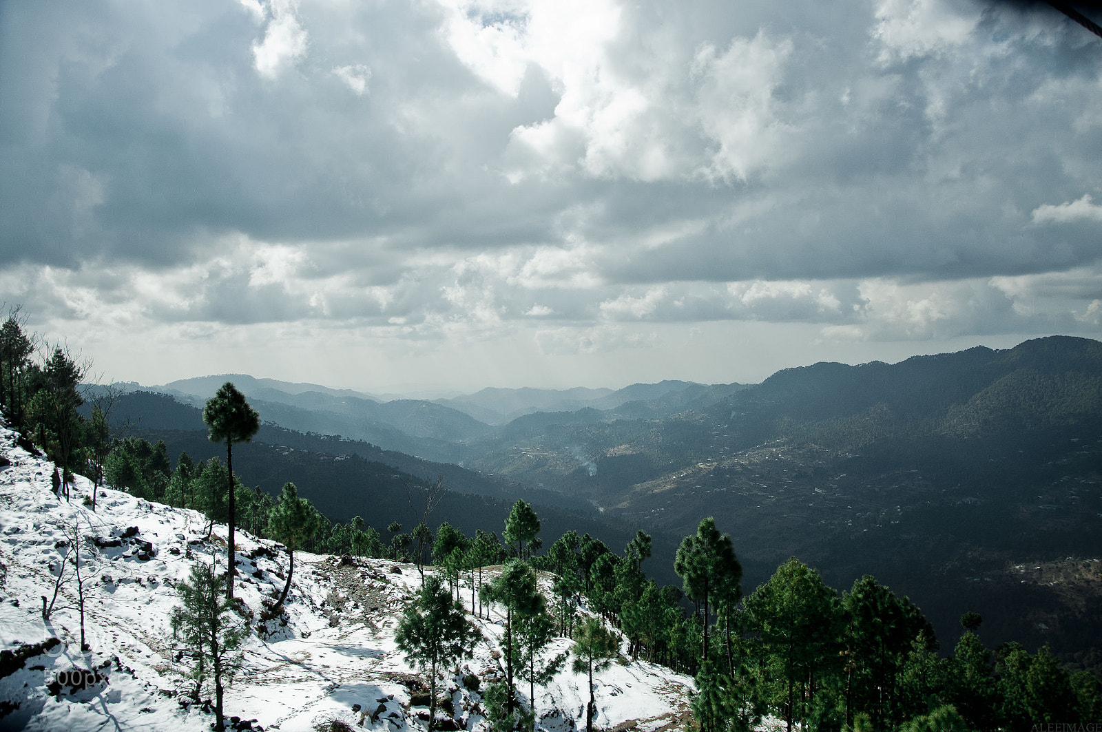 Nikon D90 sample photo. Landscape covered in snow photography