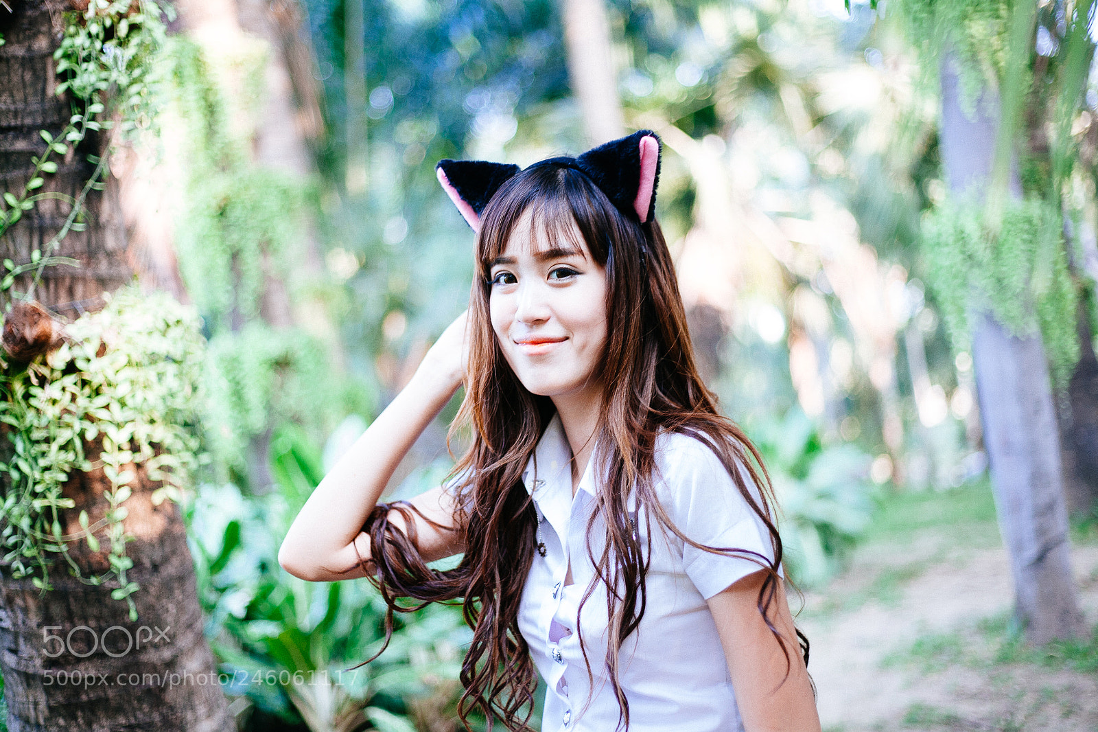 Canon EOS 5D sample photo. Ear cat girl #1 photography