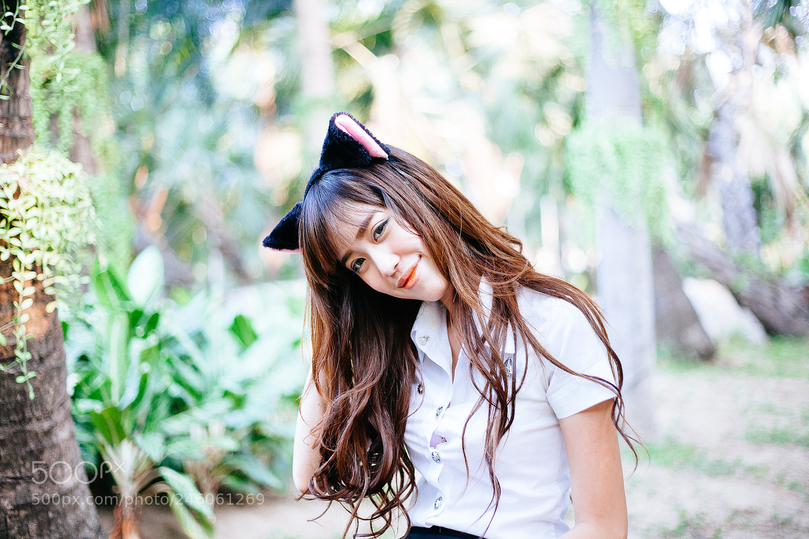 Canon EOS 5D sample photo. Ear cat girl #2 photography