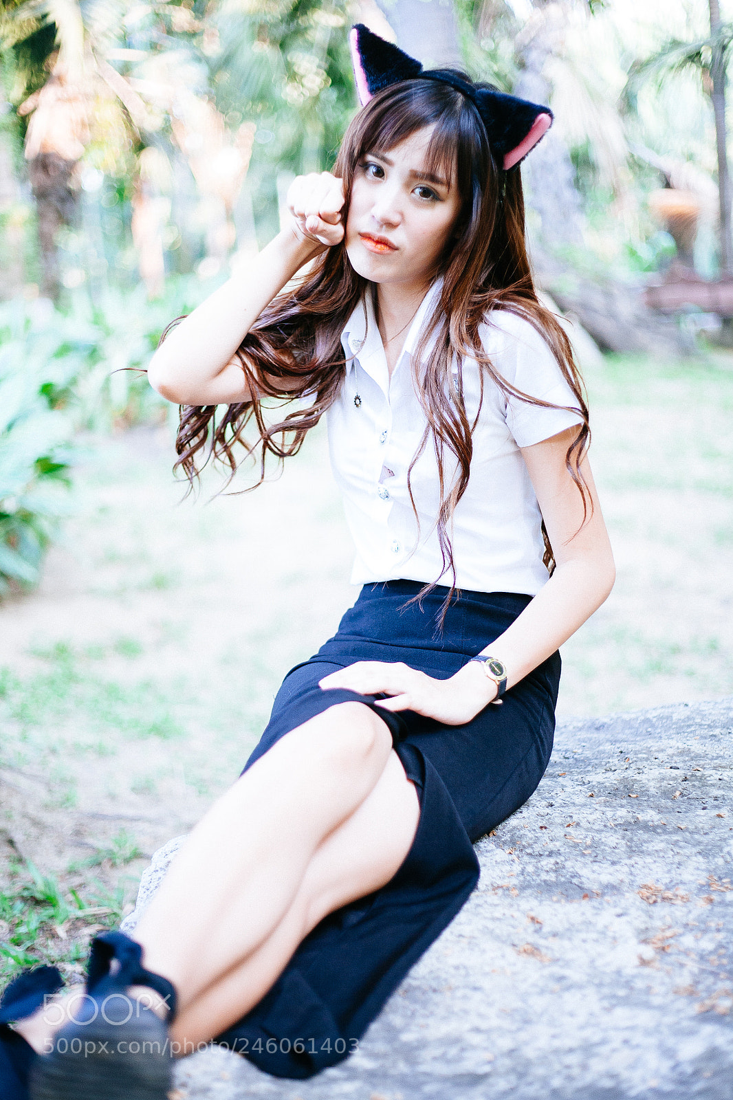 Canon EOS 5D sample photo. Ear cat girl #3 photography