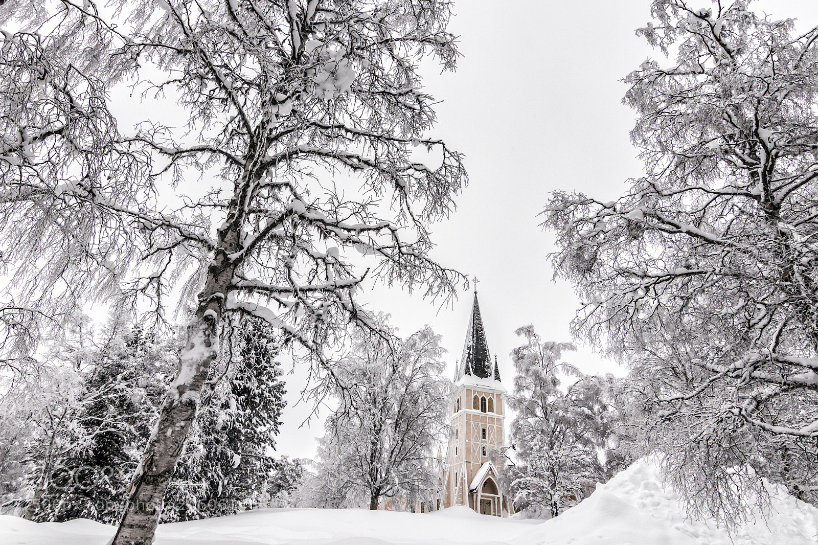 Canon EOS 700D (EOS Rebel T5i / EOS Kiss X7i) sample photo. Arvidsjaur church photography