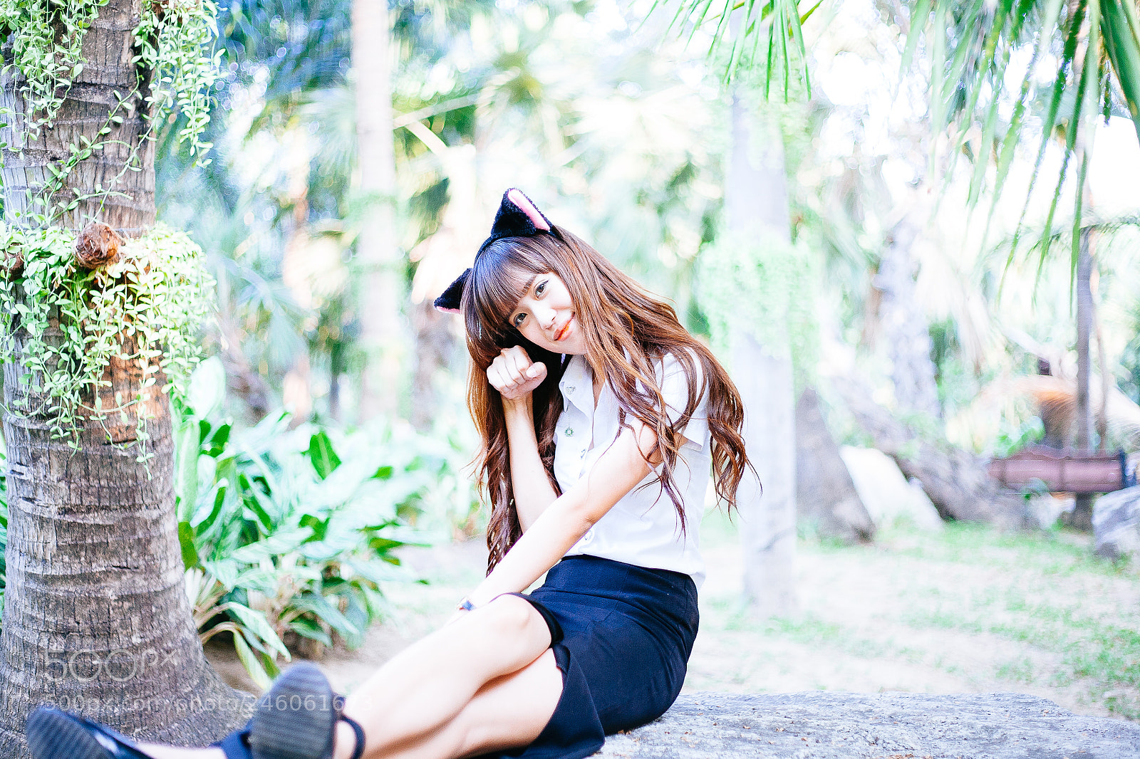 Canon EOS 5D sample photo. Ear cat girl #5 photography