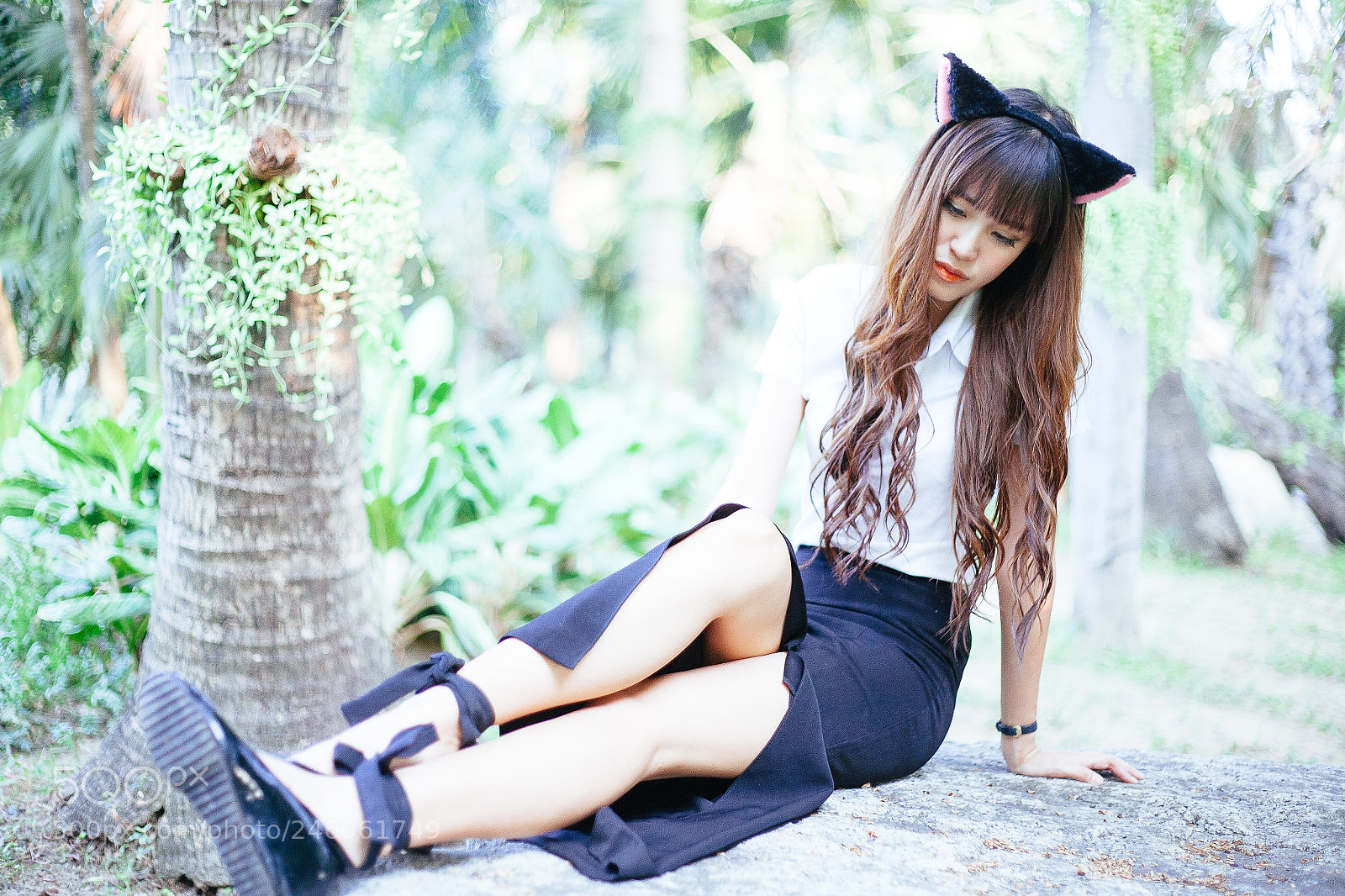 Canon EOS 5D sample photo. Ear cat girl #6 photography