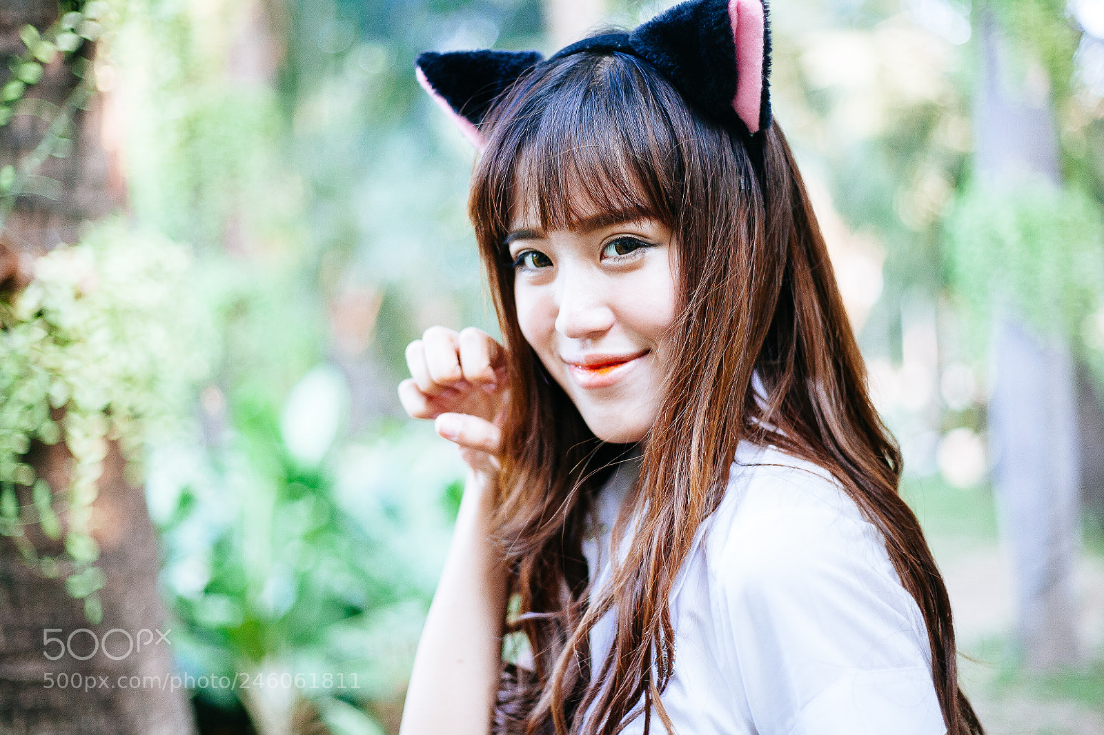 Canon EOS 5D sample photo. Ear cat girl #7 photography