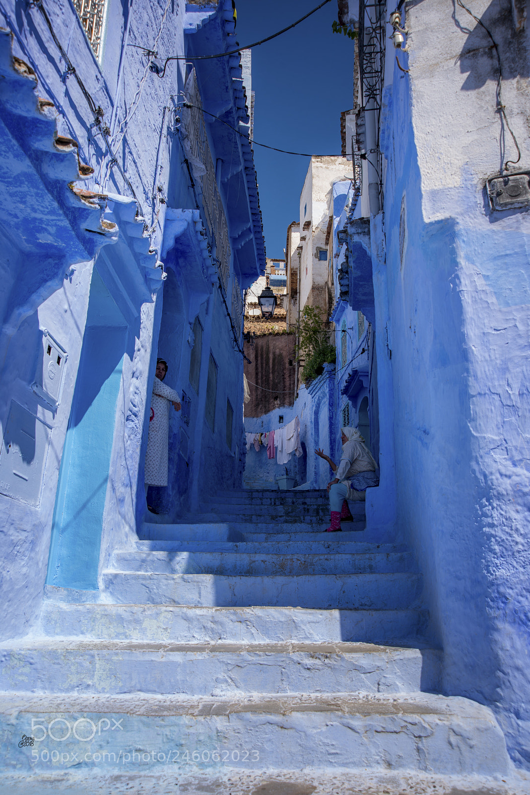 Nikon D610 sample photo. Silenciosa y azul, chauen. photography