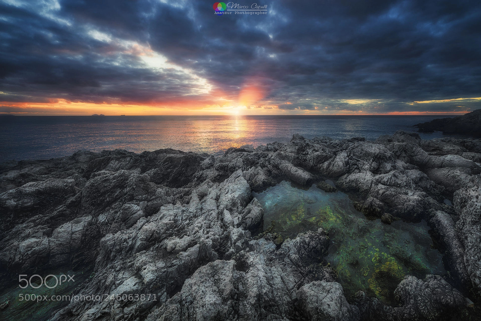 Sony a7R II sample photo. Punta rossa sunset photography