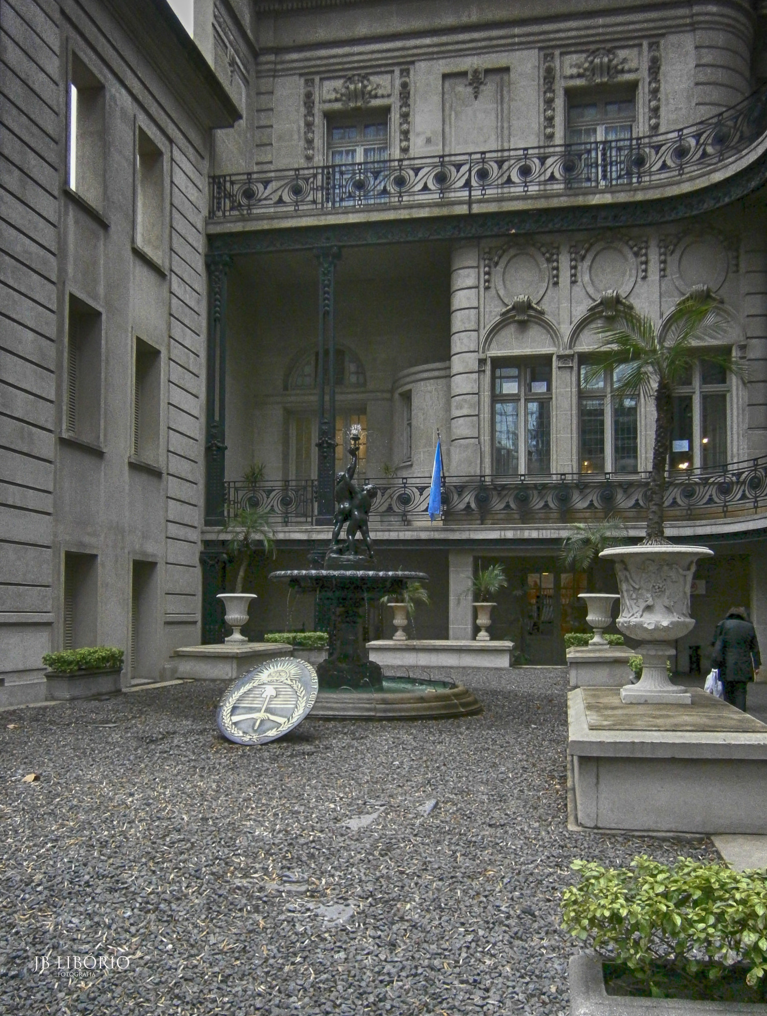 Olympus VG120,D705 sample photo. San martin palace - buenos aires - argentina photography
