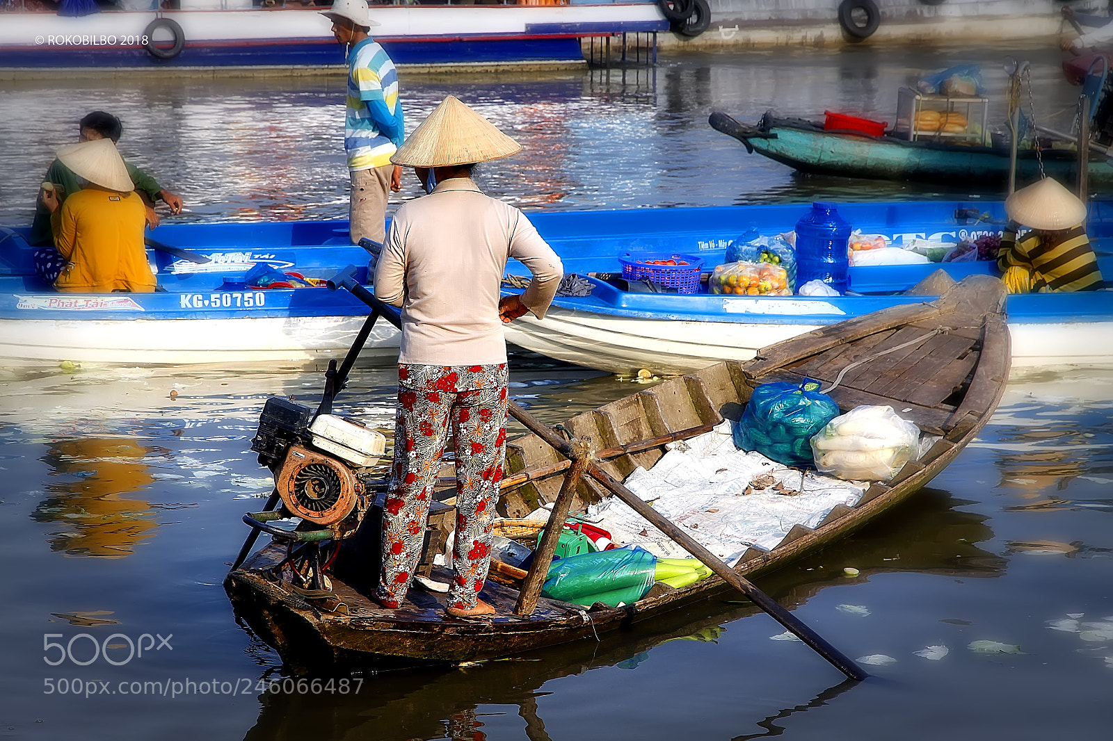 Canon EOS 50D sample photo. Cai rang floating markets 2 photography