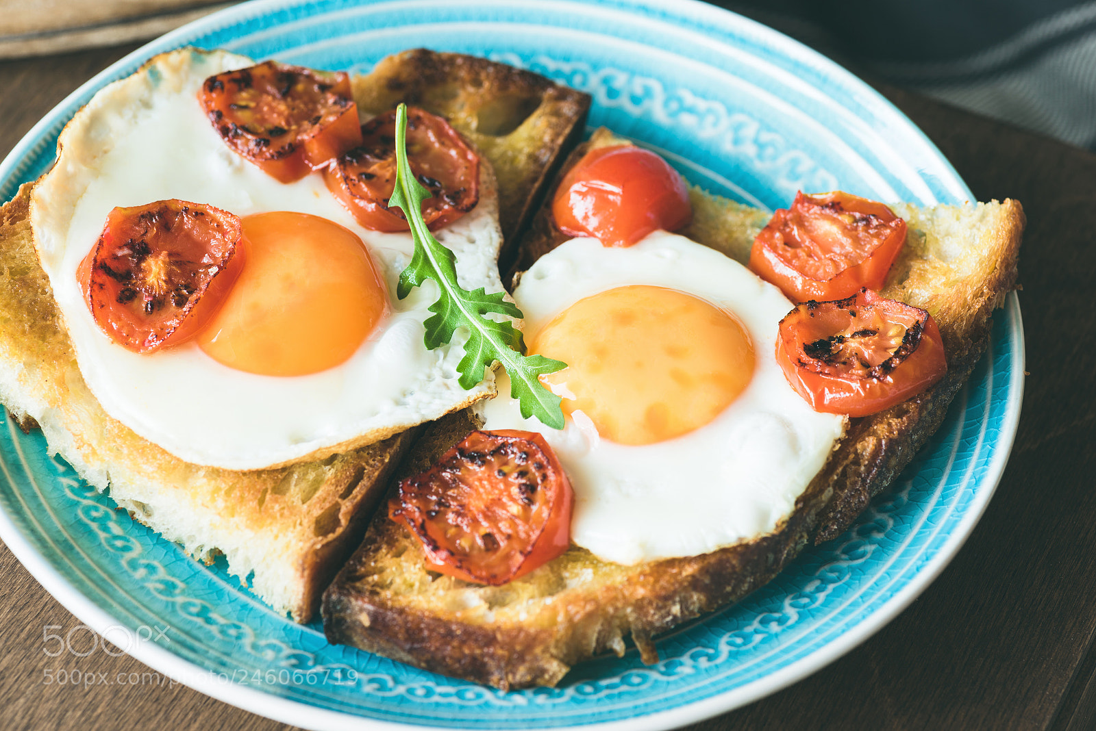 Nikon D810 sample photo. Breakfast toast with egg photography