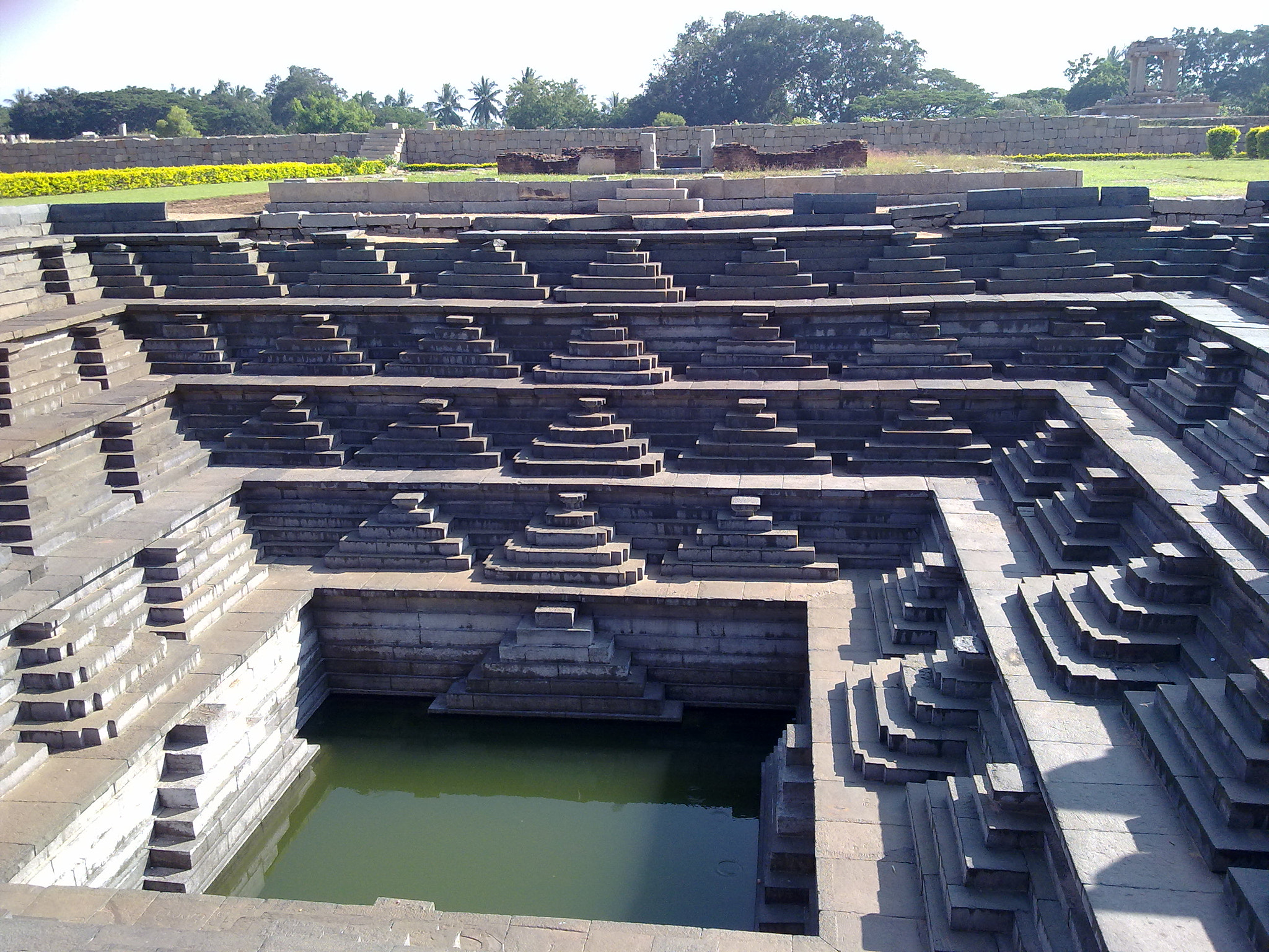 Nokia X6-00 sample photo. Stepped well at hampi photography