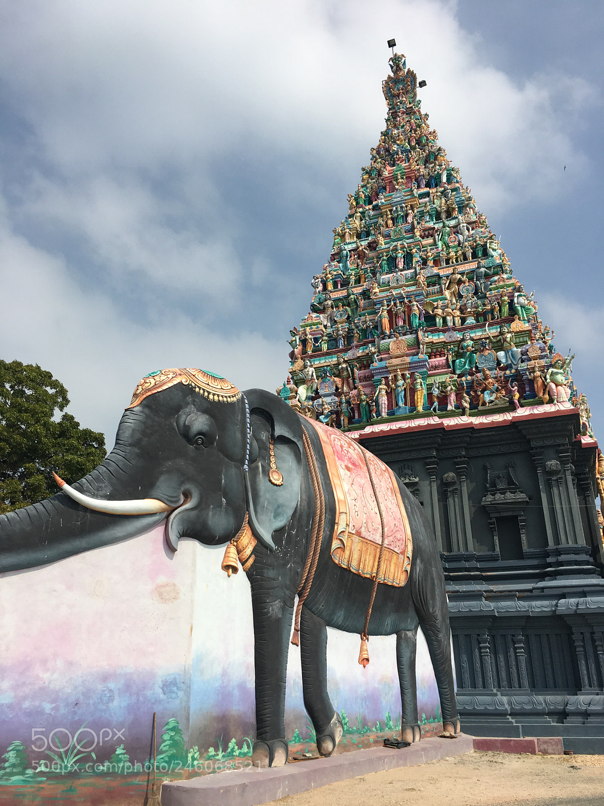 Apple iPhone 6s sample photo. Naga pooshani ambal kovil photography