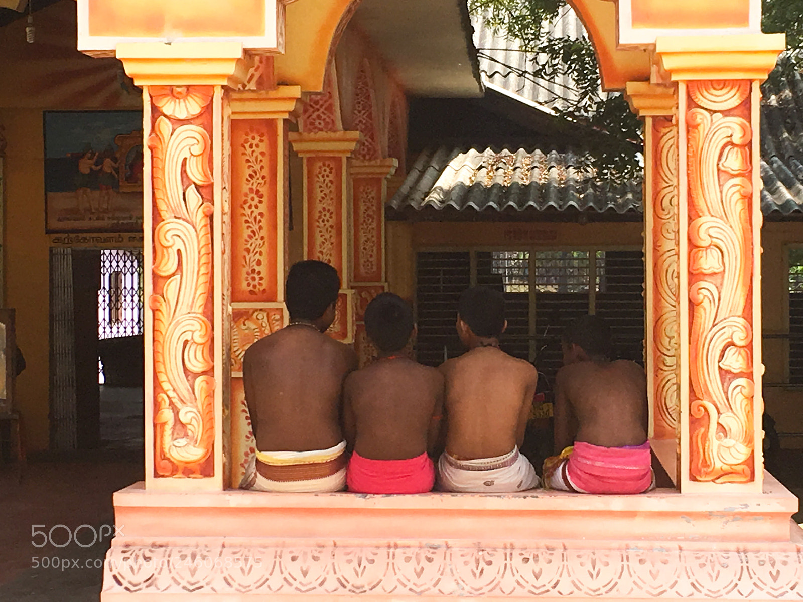 Apple iPhone 6s sample photo. Boys at selva sannidhi photography