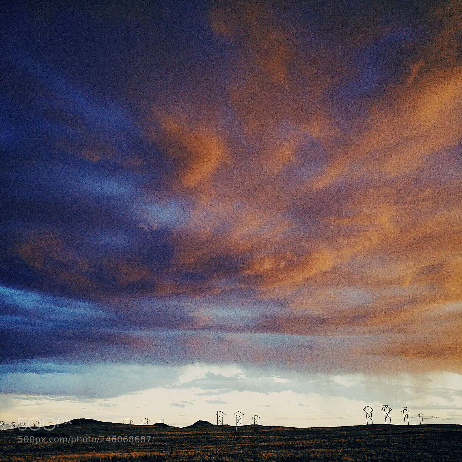 Apple iPhone 5s sample photo. New mexico sky photography