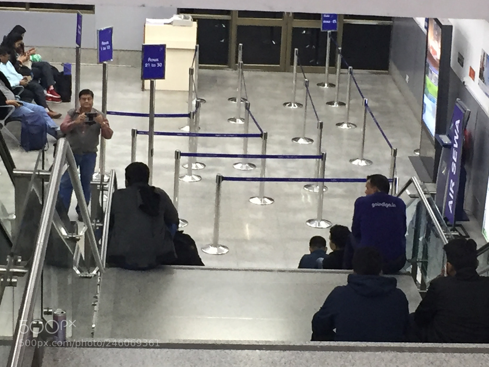 Apple iPhone 6 sample photo. Ahmedabad airport terminal photography