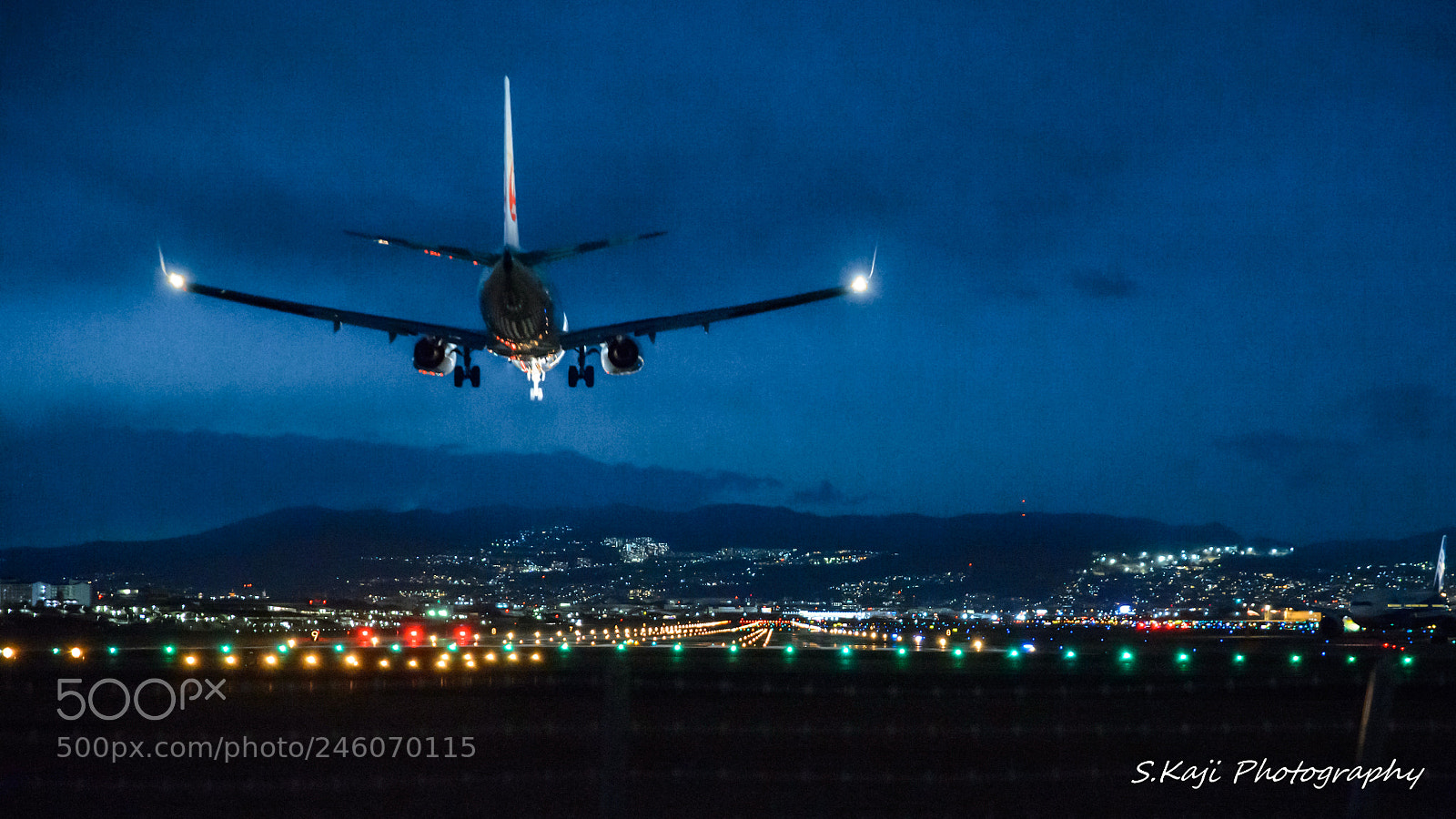 Nikon Df sample photo. Landing at dusk photography