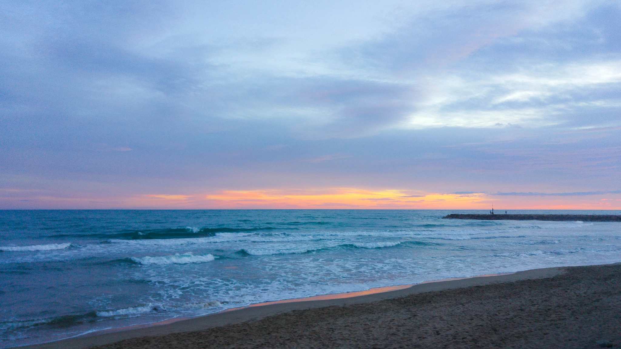LG H815TR sample photo. Sunset in sitges photography