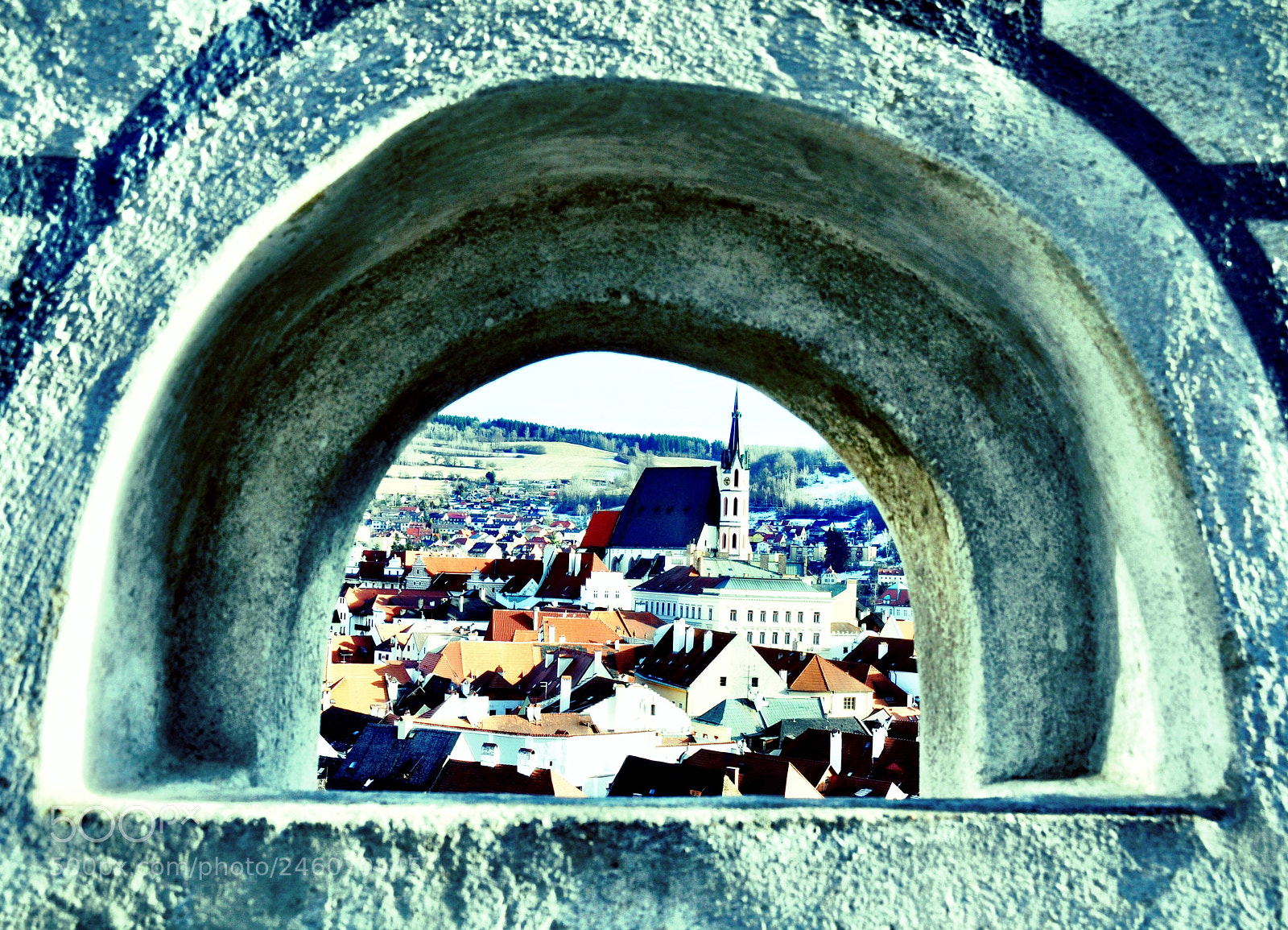 Nikon D90 sample photo. Cesky krumlov, town view photography