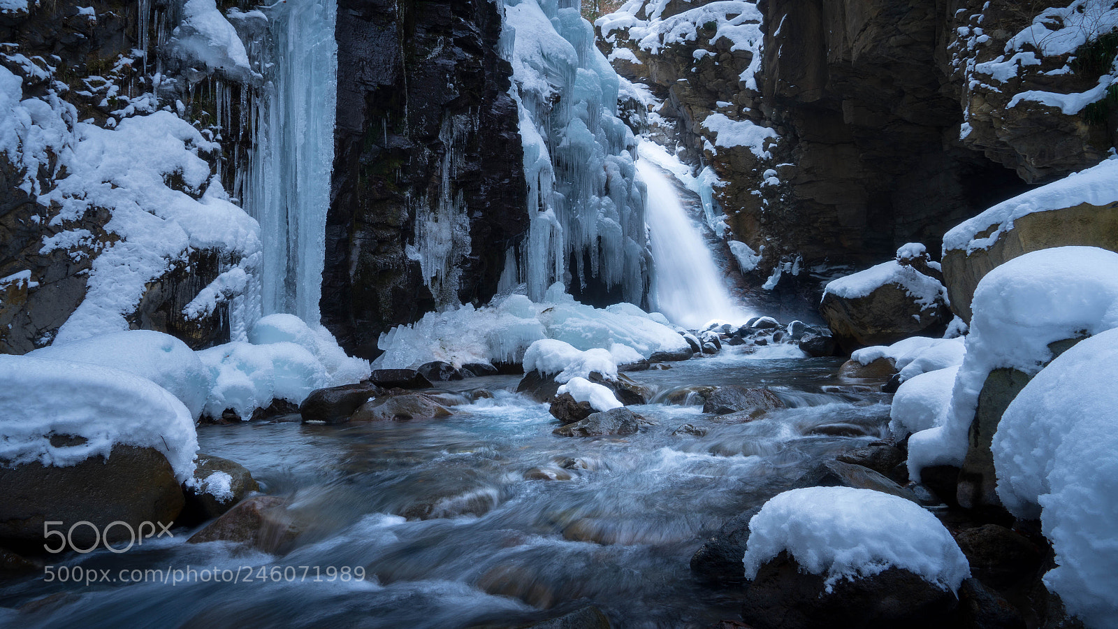 Sony a7 II sample photo. Winter valley photography