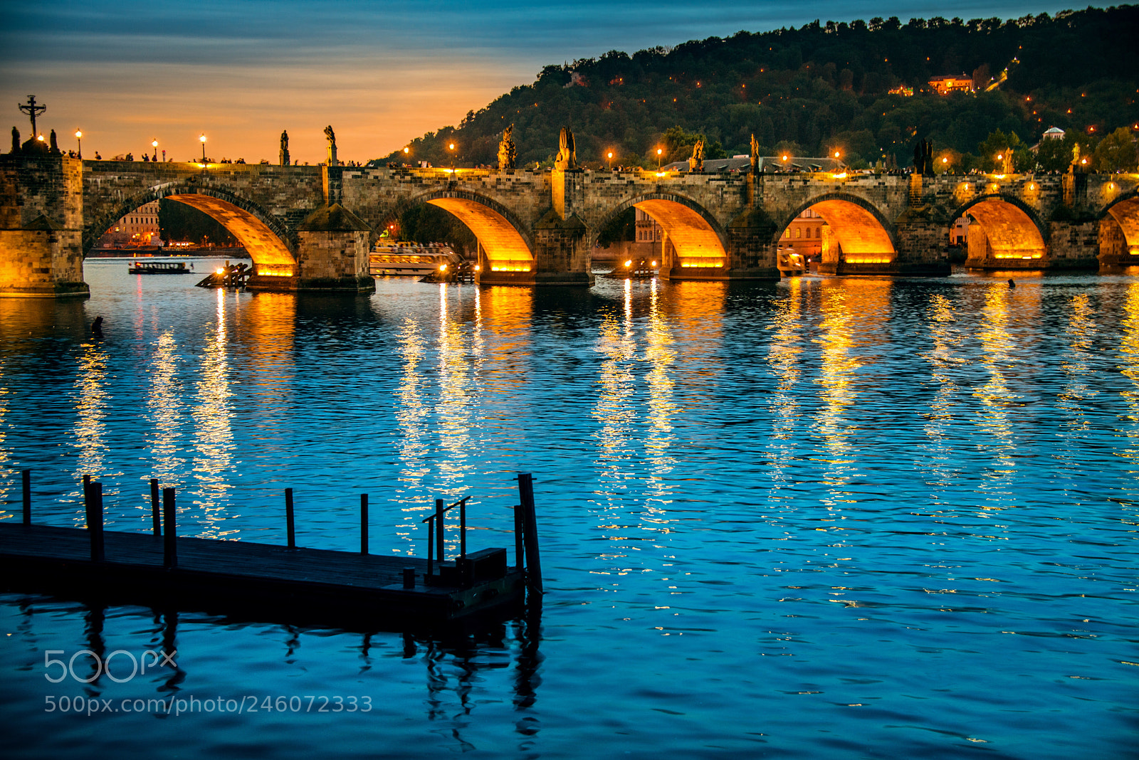 Nikon D800 sample photo. Charles bridge photography