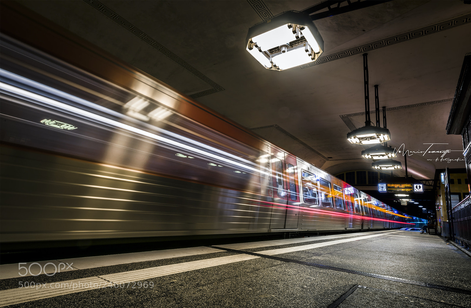 Nikon D850 sample photo. Hamburg u bahn station photography