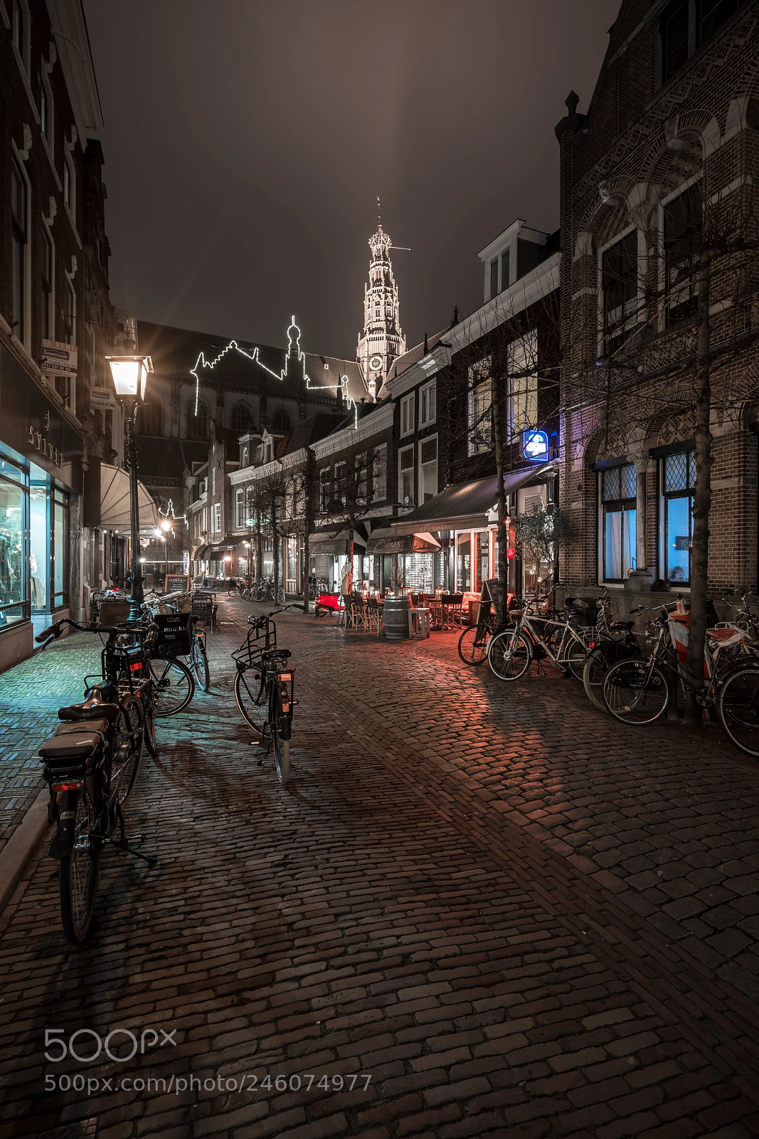 Sony a7R III sample photo. Night light photography