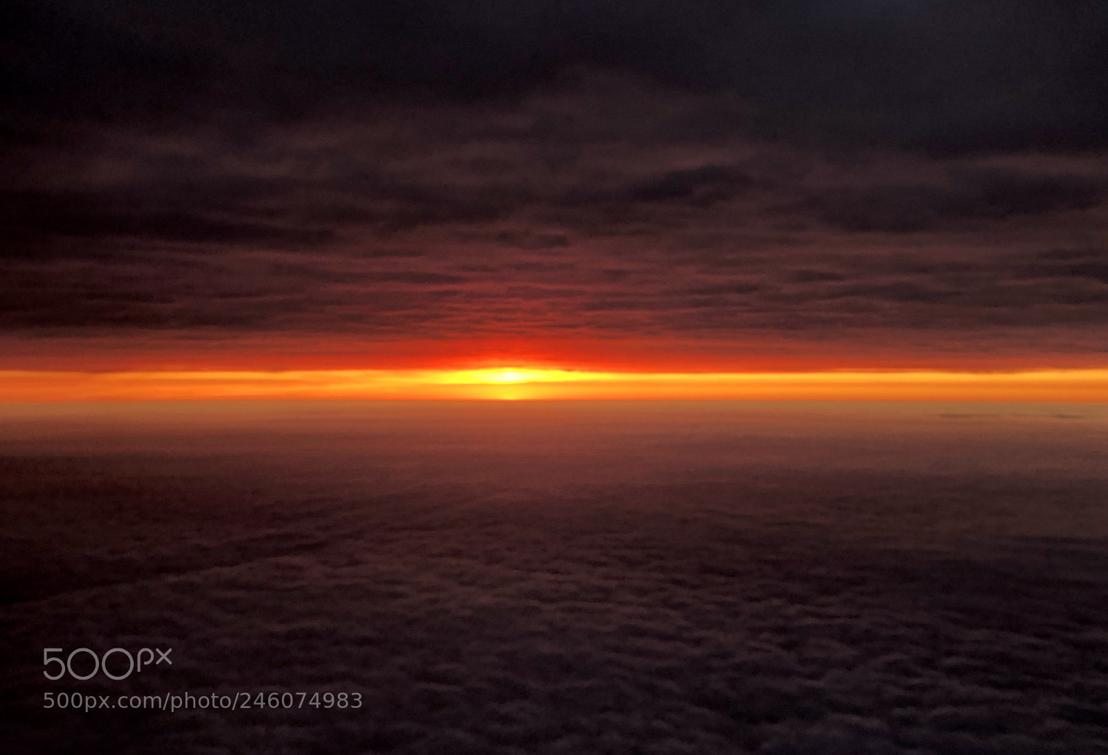 Apple iPhone X sample photo. Sunrise at 36k ft... photography